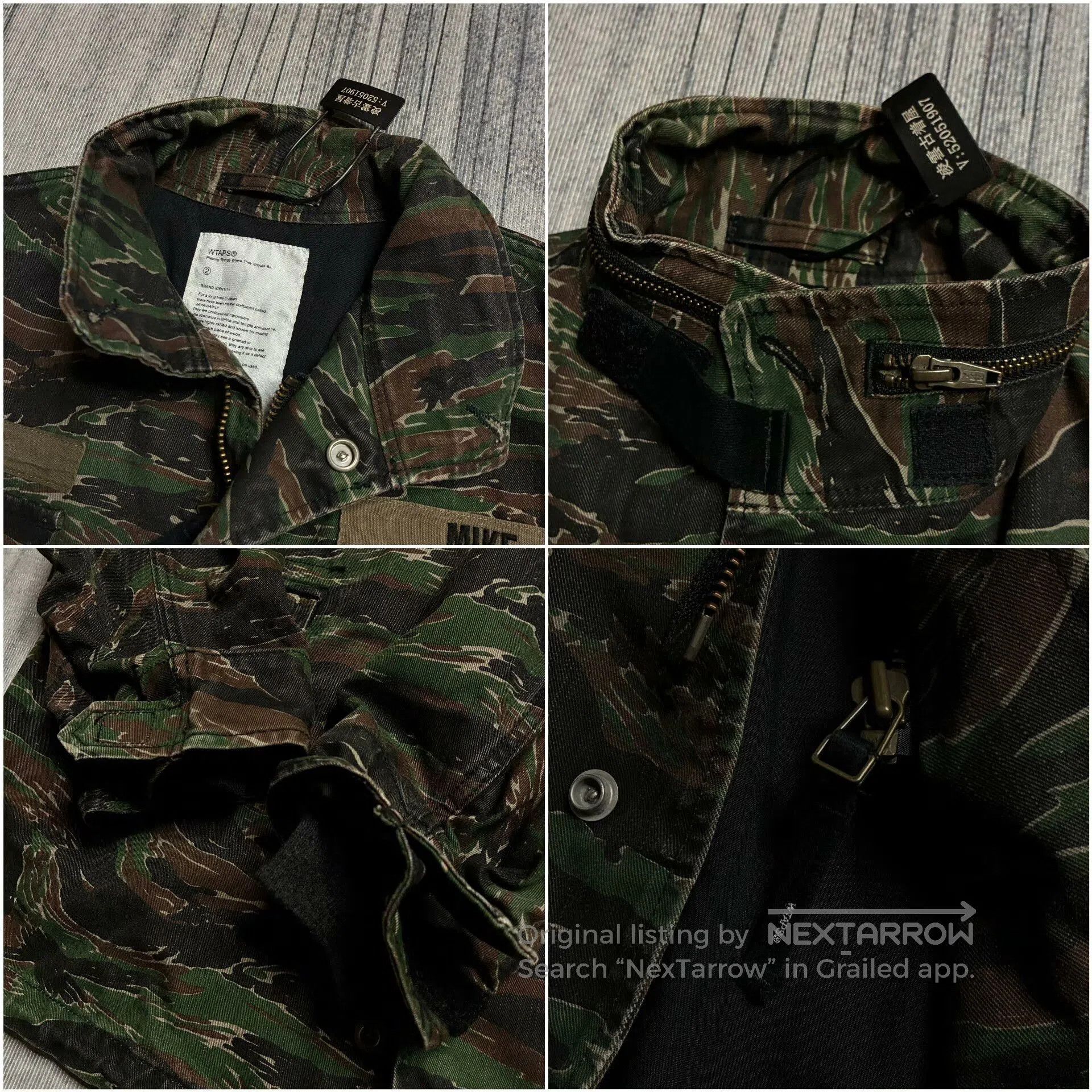Wtaps WTAPS M65 Tiger Camo Jacket. Size US S / EU 44-46 / 1 - 3 Thumbnail