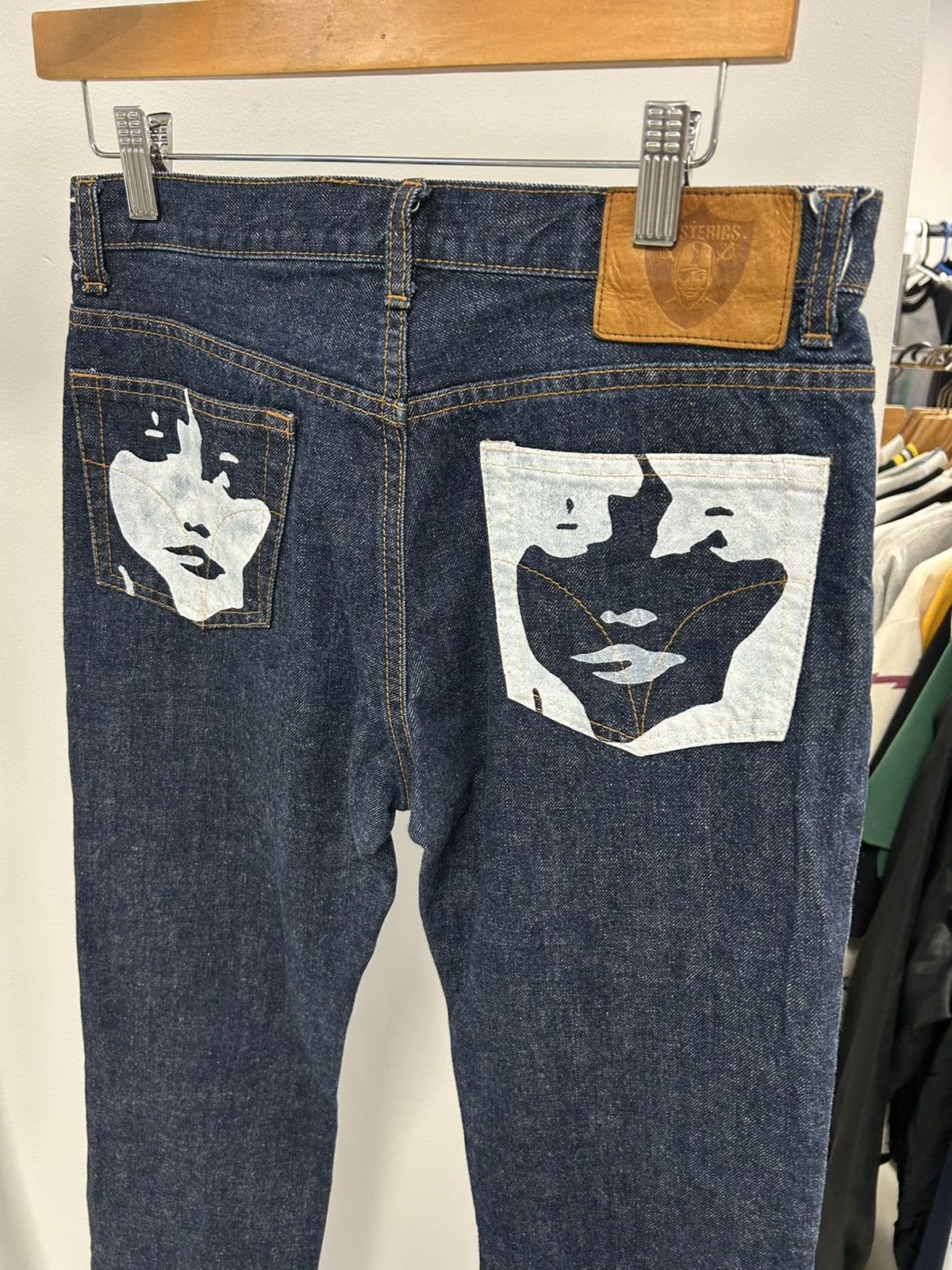 Hysteric Glamour Hysteric glamour faces denim Size US 29 - 2 Thumbnail