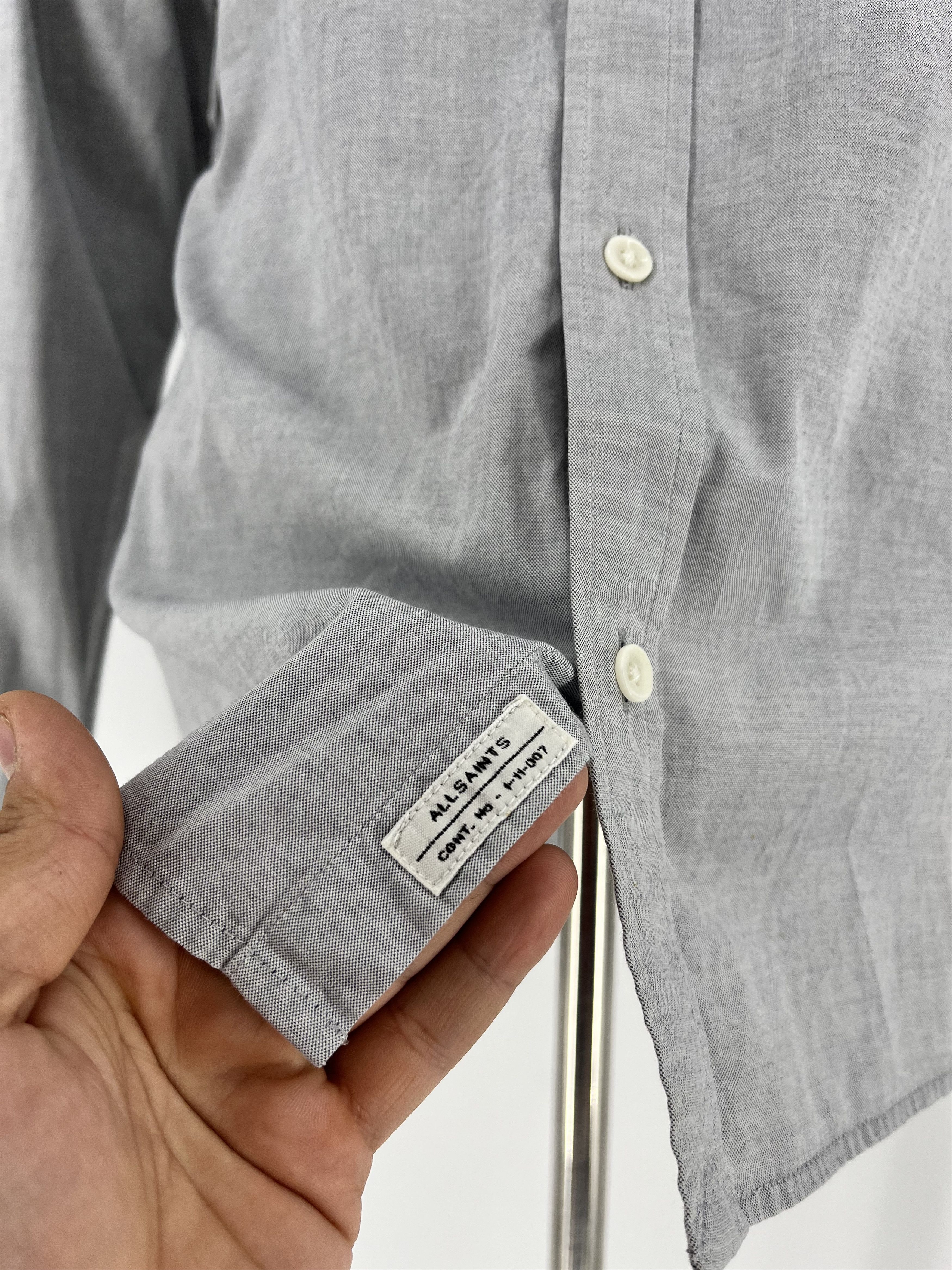 Allsaints Allsaints Shirts Button Up Streetwear Y2k Style Size M Size US M / EU 48-50 / 2 - 8 Thumbnail