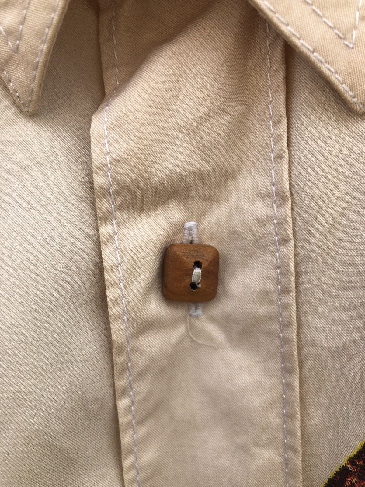 Vintage 1990s Vintage Porter's Aeroport OverPrint Button Shirt Size US L / EU 52-54 / 3 - 4 Thumbnail