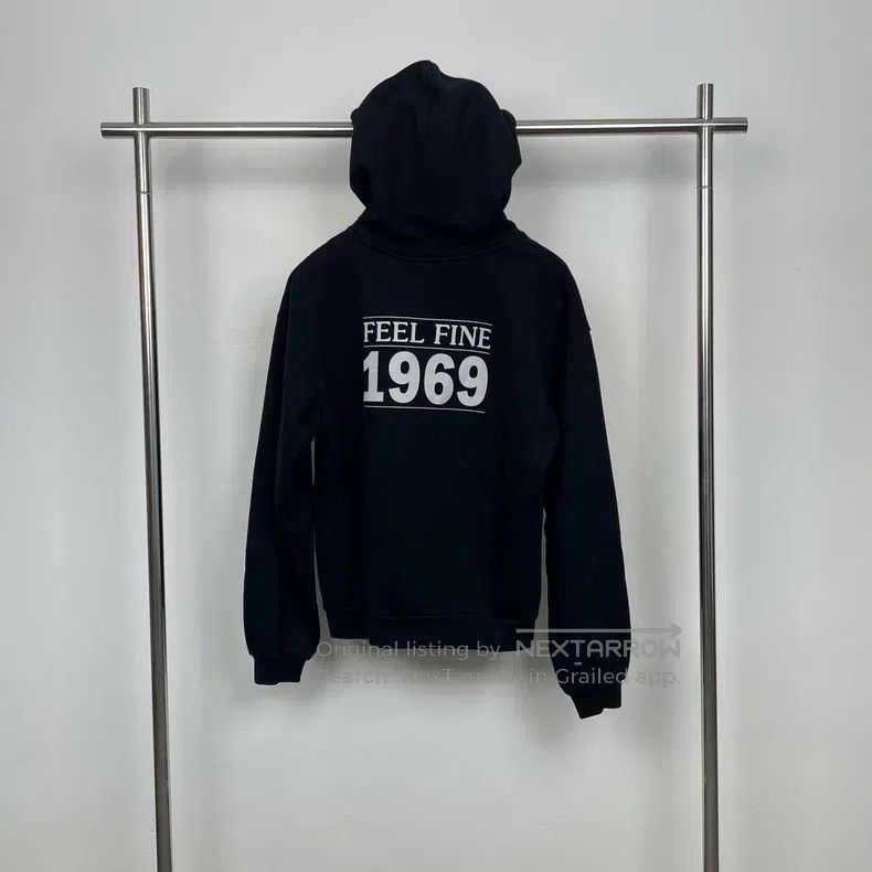 Balenciaga Balenciaga Logo hoodie black Size US L / EU 52-54 / 3 - 2 Thumbnail