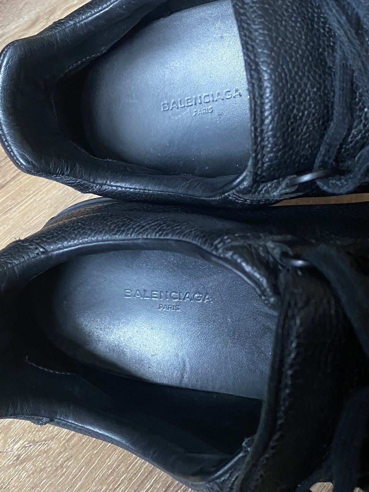Balenciaga Balenciaga Arena Low Black Pebbled Leather – Size 42 (US9.5) Size US 9.5 / EU 42-43 - 11 Thumbnail
