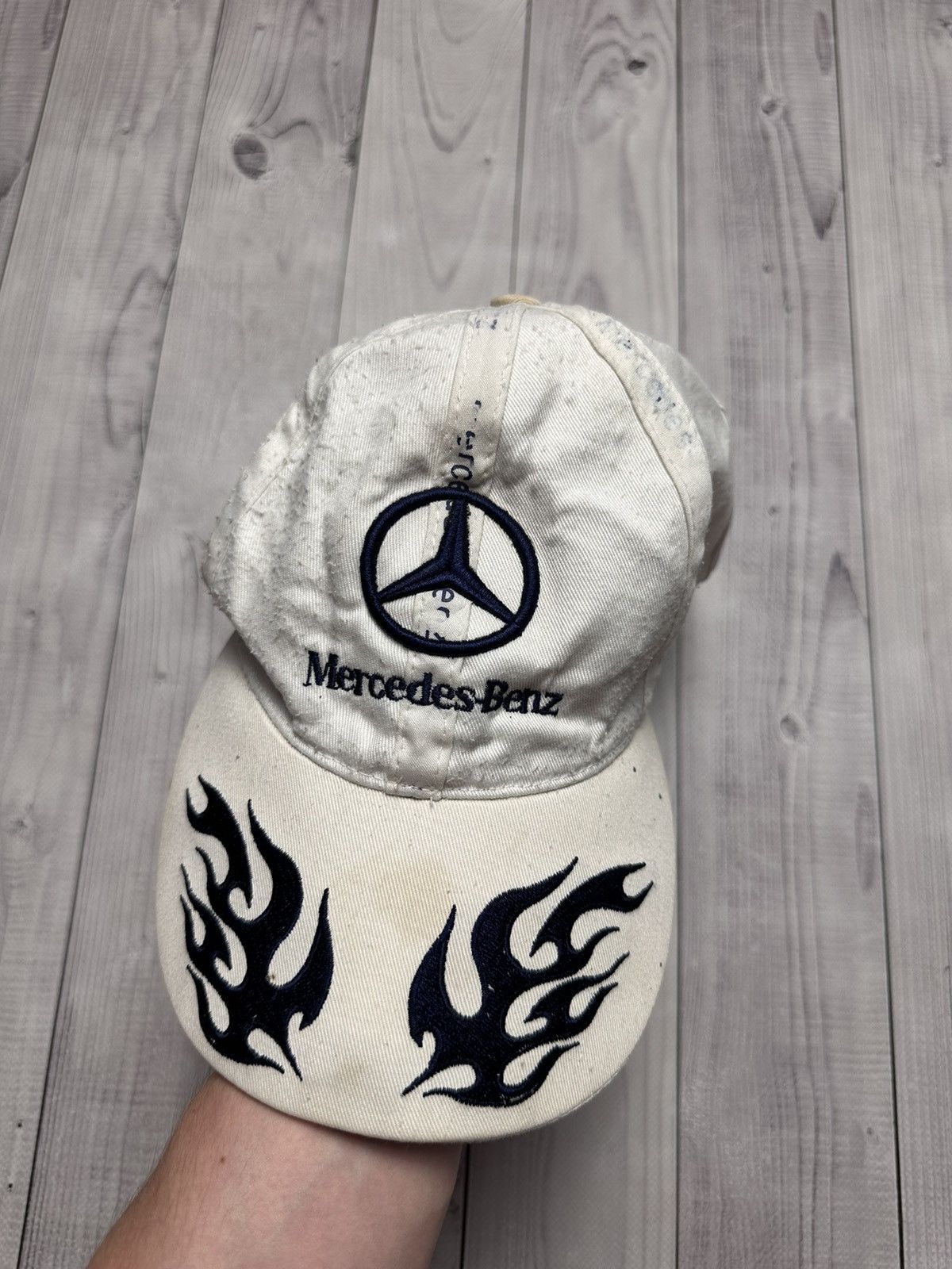 Vintage Mercedes Benz cap rare distressed