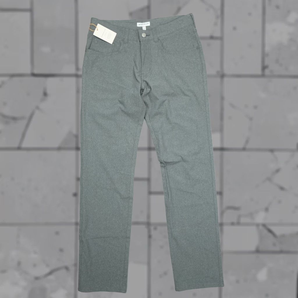 Peter Millar Peter Millar Brevard 5-Pocket Pants Classic Fit Men's 30x32 Grey 4-Way Stretch Size US 30 / EU 46 - 1 Thumbnail