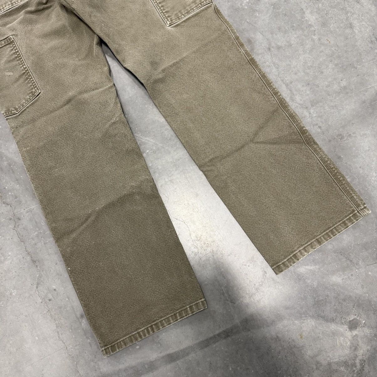 Carhartt × Carhartt Wip × Vintage Vintage Carhartt Faded Distressed Olive Green Work Pants Size US 32 / EU 48 - 7 Thumbnail