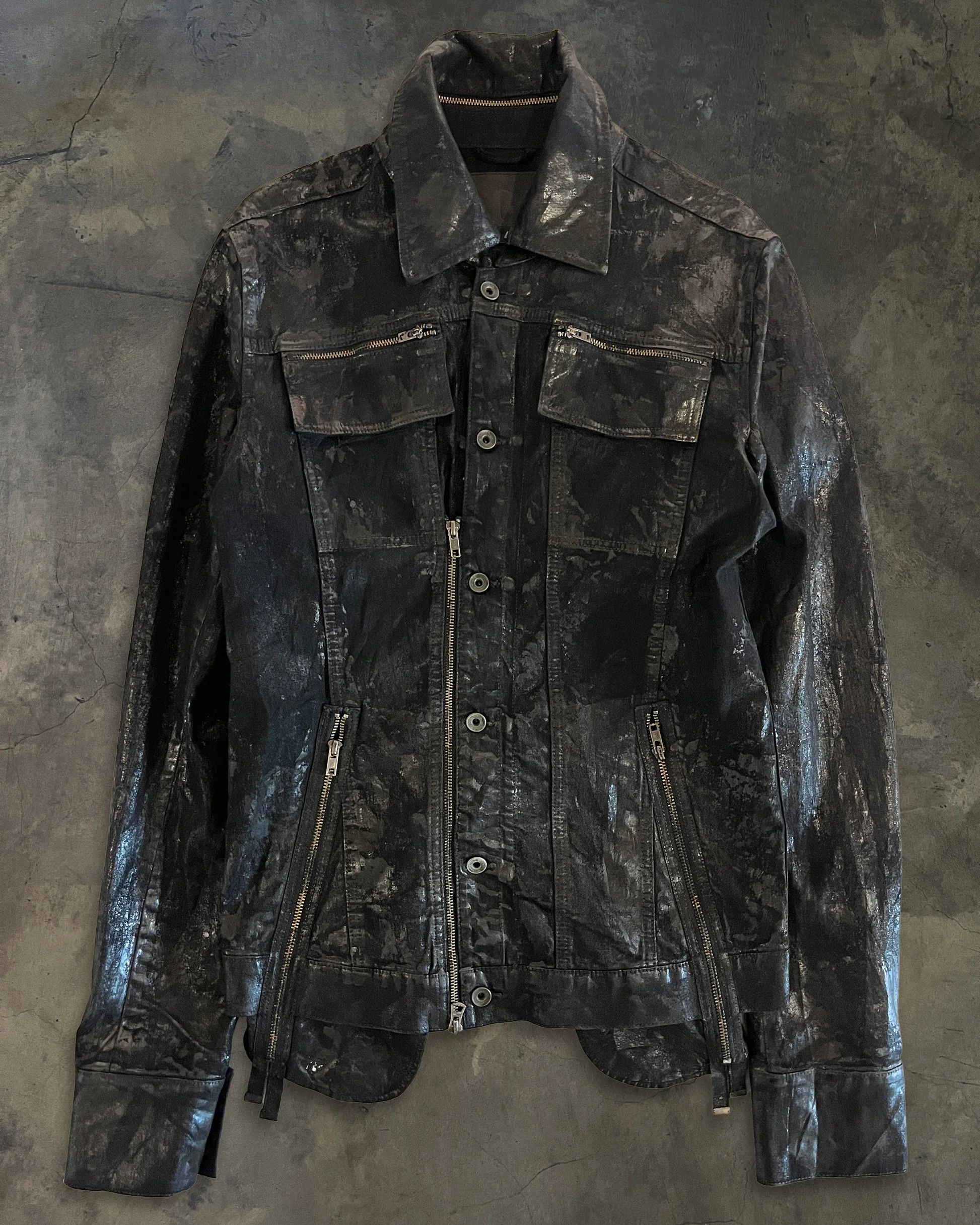 Le Grande Bleu (L.G.B.) L.G.B CRACKED WAX G-JACKET | Grailed