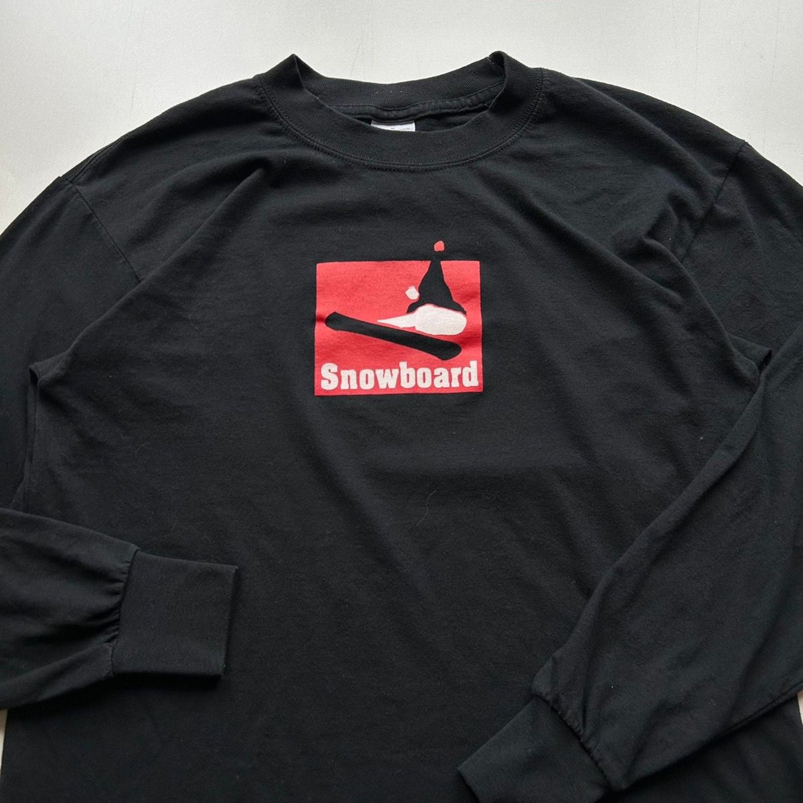 Vintage Vintage Y2K Snowboarding Art Logo Long Sleeve Shirt Medium Size US M / EU 48-50 / 2 - 2 Thumbnail