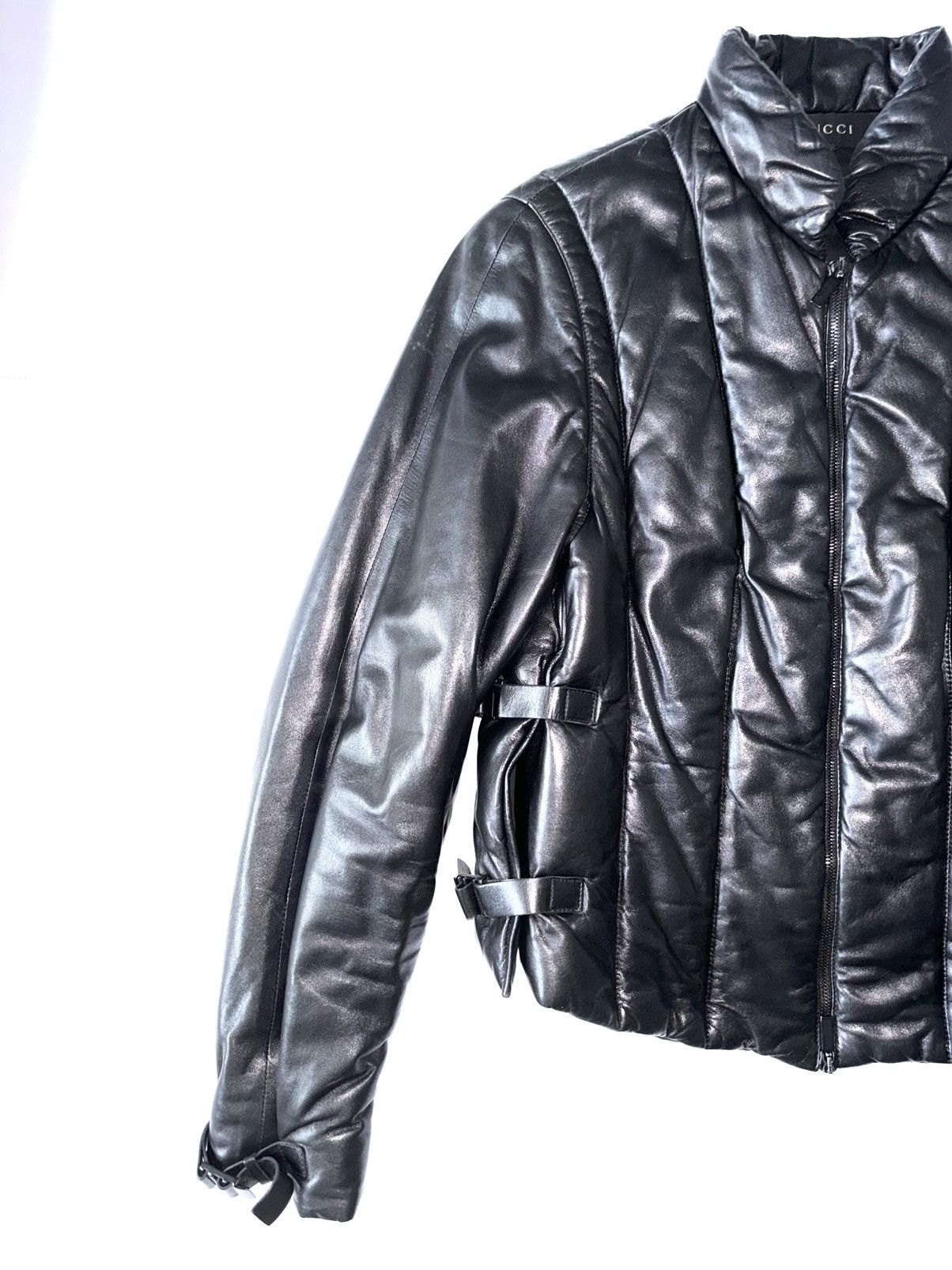 Gucci Gucci by Tom Ford Laces leather jacket Size M / US 6-8 / IT 42-44 - 5 Thumbnail
