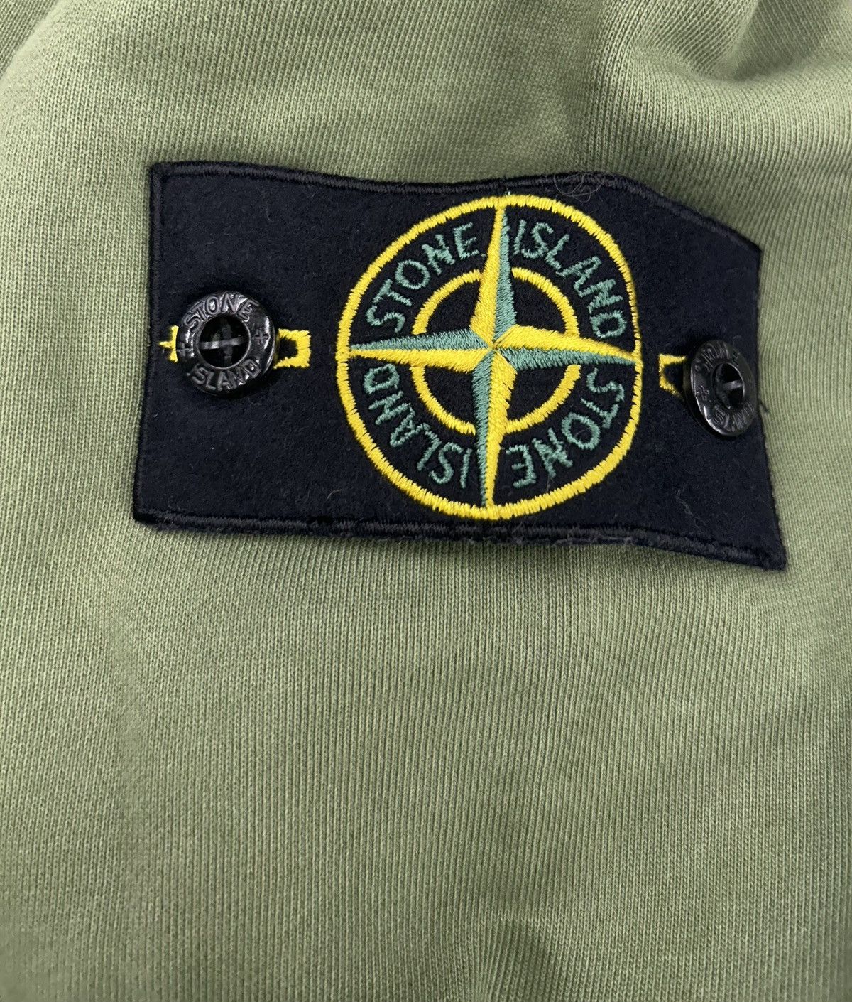 Stone Island Stone Island Forest Green Half-Zip Hoodie size Medium Size US S / EU 44-46 / 1 - 2 Thumbnail