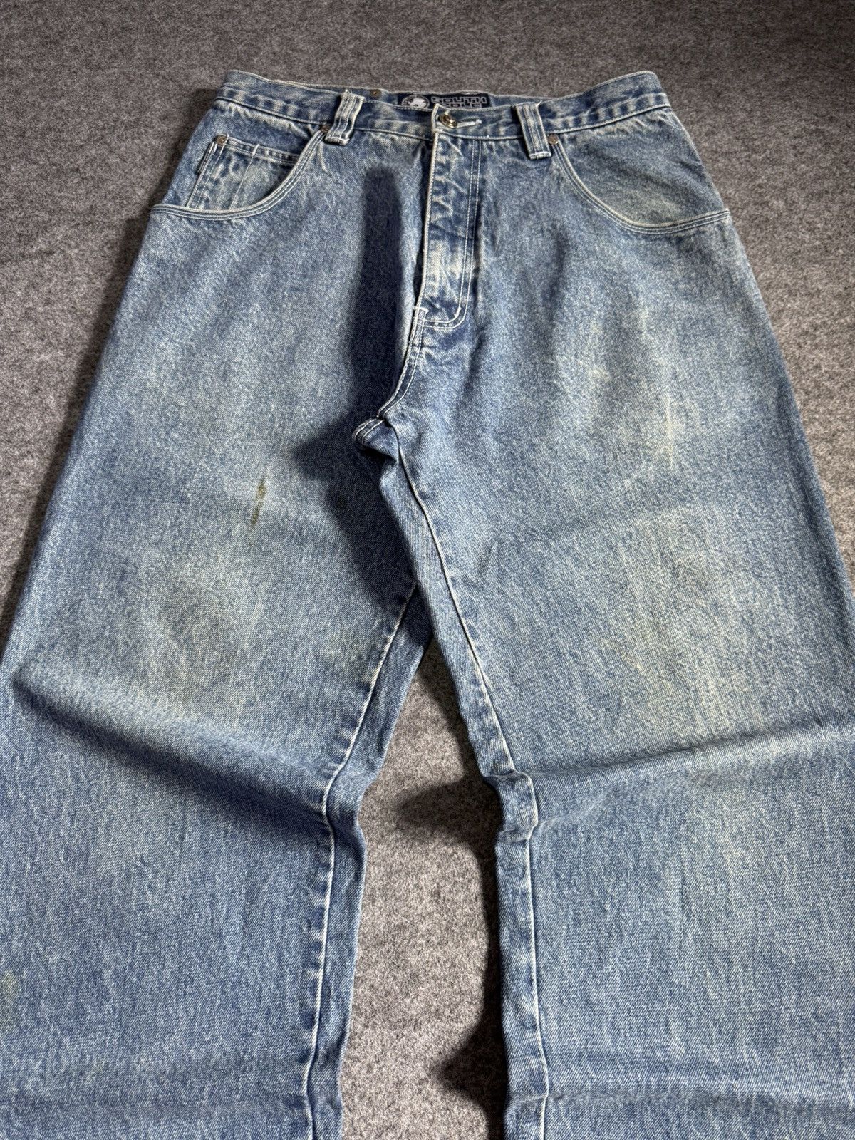 Vintage South Pole Massive Baggy Embroidered Rap Skate Y2k Jeans Size US 32 / EU 48 - 16 Thumbnail