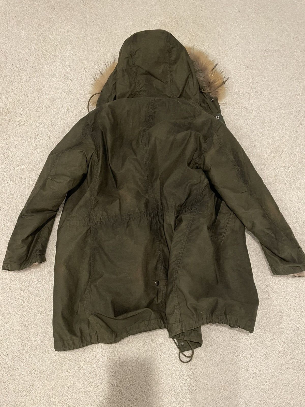 Sage De Cret Fishtail Parka with Rabbit Fur Liner Size US M / EU 48-50 / 2 - 2 Thumbnail