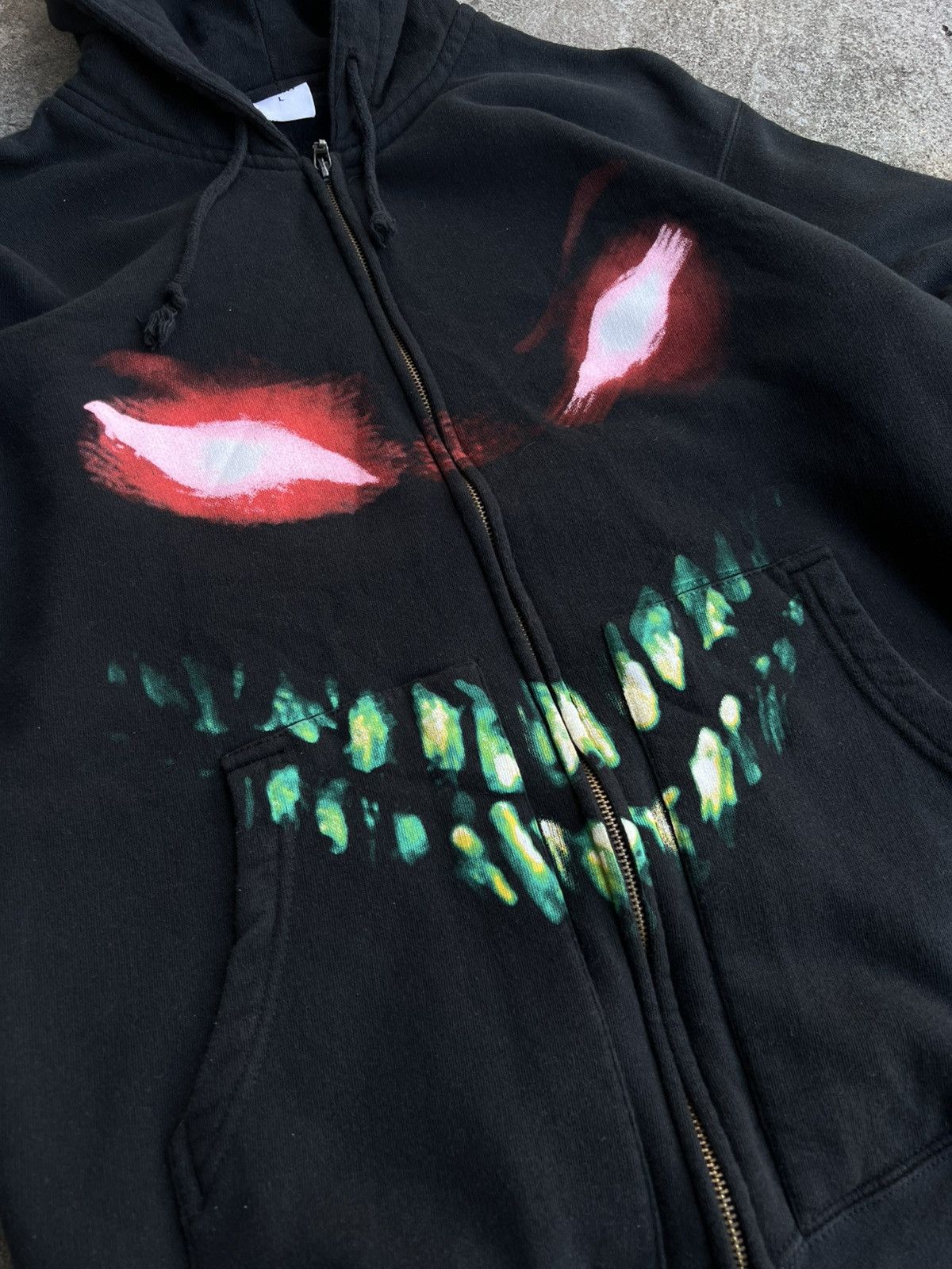 Band Tees Crazy Vintage Disturbed Zip Hoodie Big Logo Face Print 90s Size US L / EU 52-54 / 3 - 6 Thumbnail