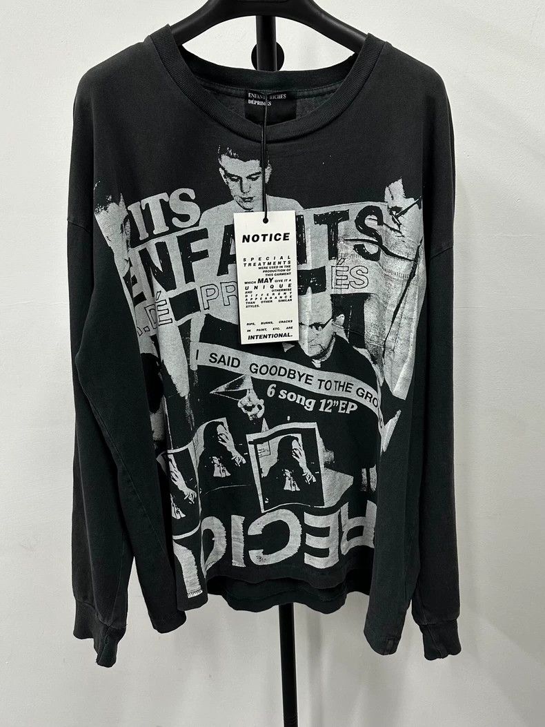 Enfants Riches Deprimes ENFANTS RICHES DEPRIMES Character Letter Print Crew Neck Lo Size US M / EU 48-50 / 2 - 1 Thumbnail