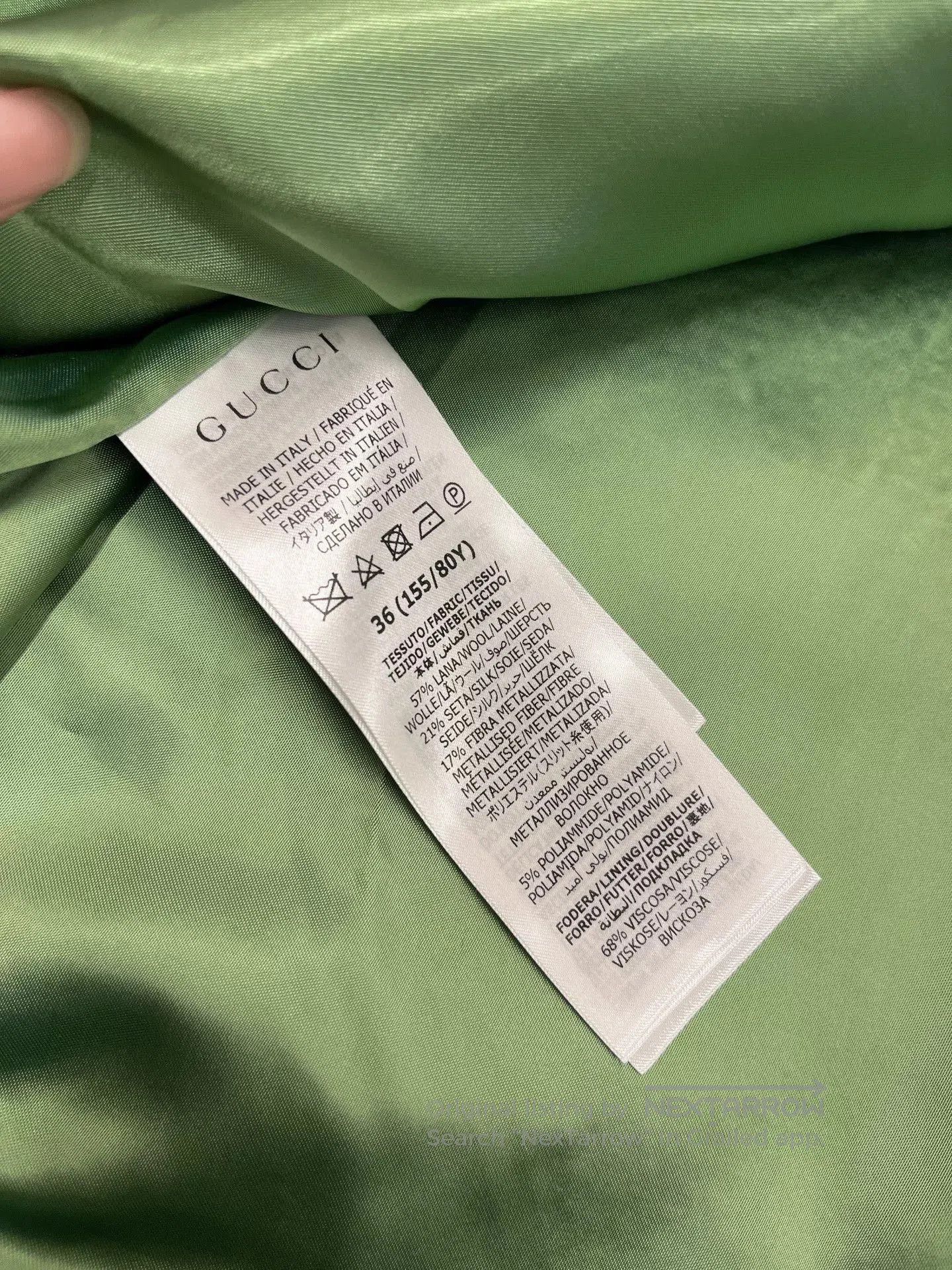 Gucci Gucci Green Sequined Sleeveless Vest. Size US S / EU 44-46 / 1 - 3 Thumbnail