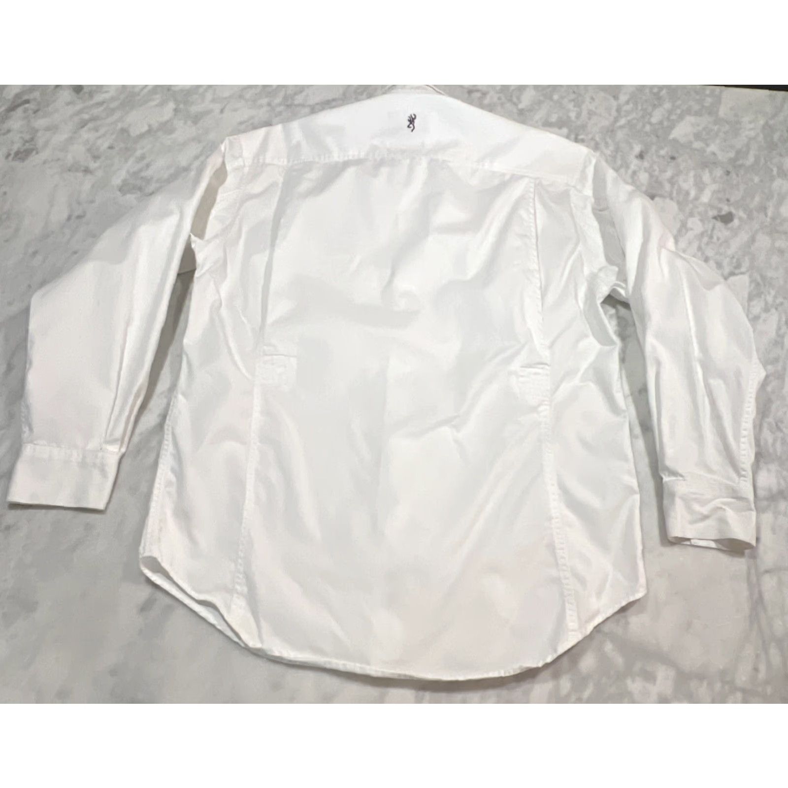 Vintage VINTAGE Browning Gold Super Naturals Cotton Button Down Shirt Mens M White Pocket Button-Up Shirt Men 90s Hunting Embroidered Pocket Regular Size US M / EU 48-50 / 2 - 7 Thumbnail