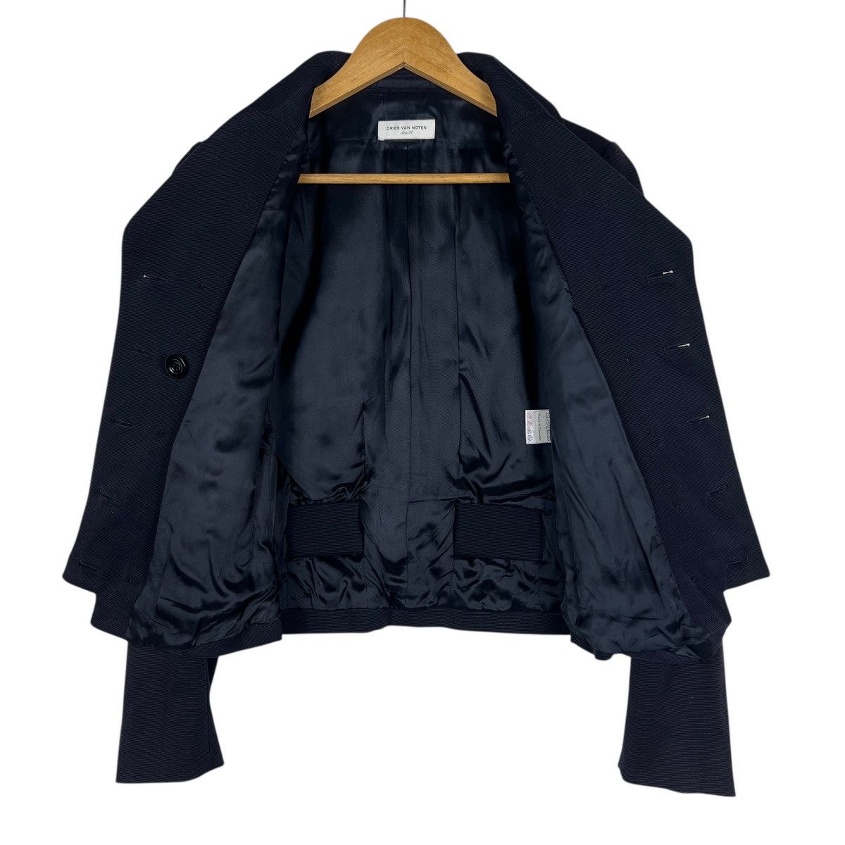 Dries Van Noten 🔥 DRIES VAN NOTEN DOUBLE BREASTED JACKET MADE IN SLOVENIA Size XS / US 0-2 / IT 36-38 - 9 Thumbnail