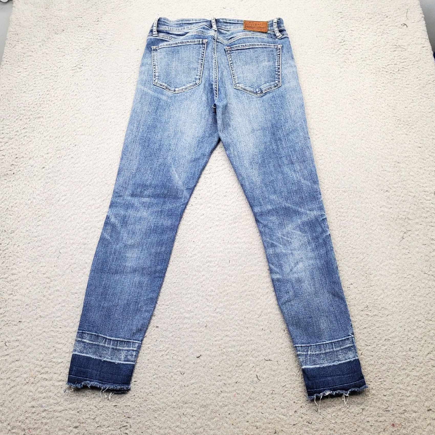 Lucky Brand Lucky Brand Skinny Jeans Womens 26 Denim ORTA Premium Stretch Faded Whiskered Womens Size 26 Blue Jeans 5-Pocket Regular Fit Mens Women Boys Girls Size 26" / US 2 / IT 38 - 2 Thumbnail