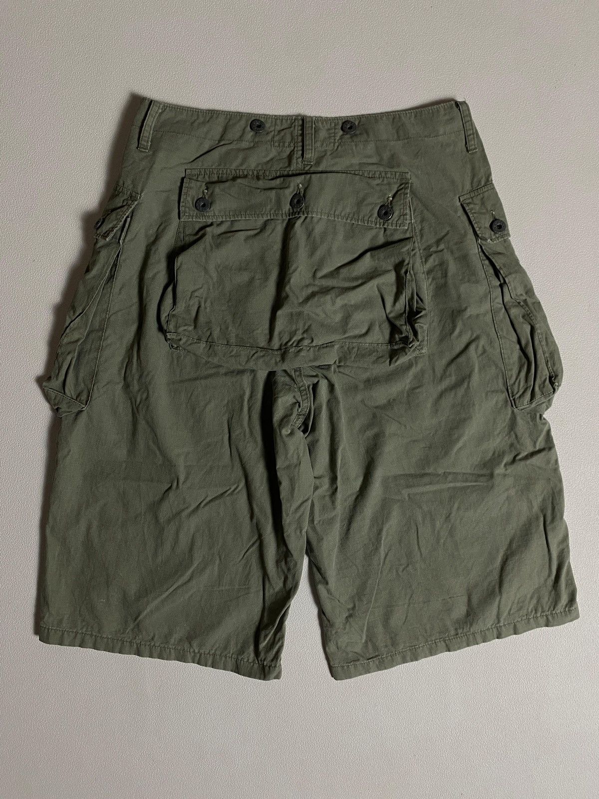 Japanese Brand Army Issue Blue Way Clothing Co. Monkey Pants Made in Japan Size US 30 / EU 46 - 2 Thumbnail