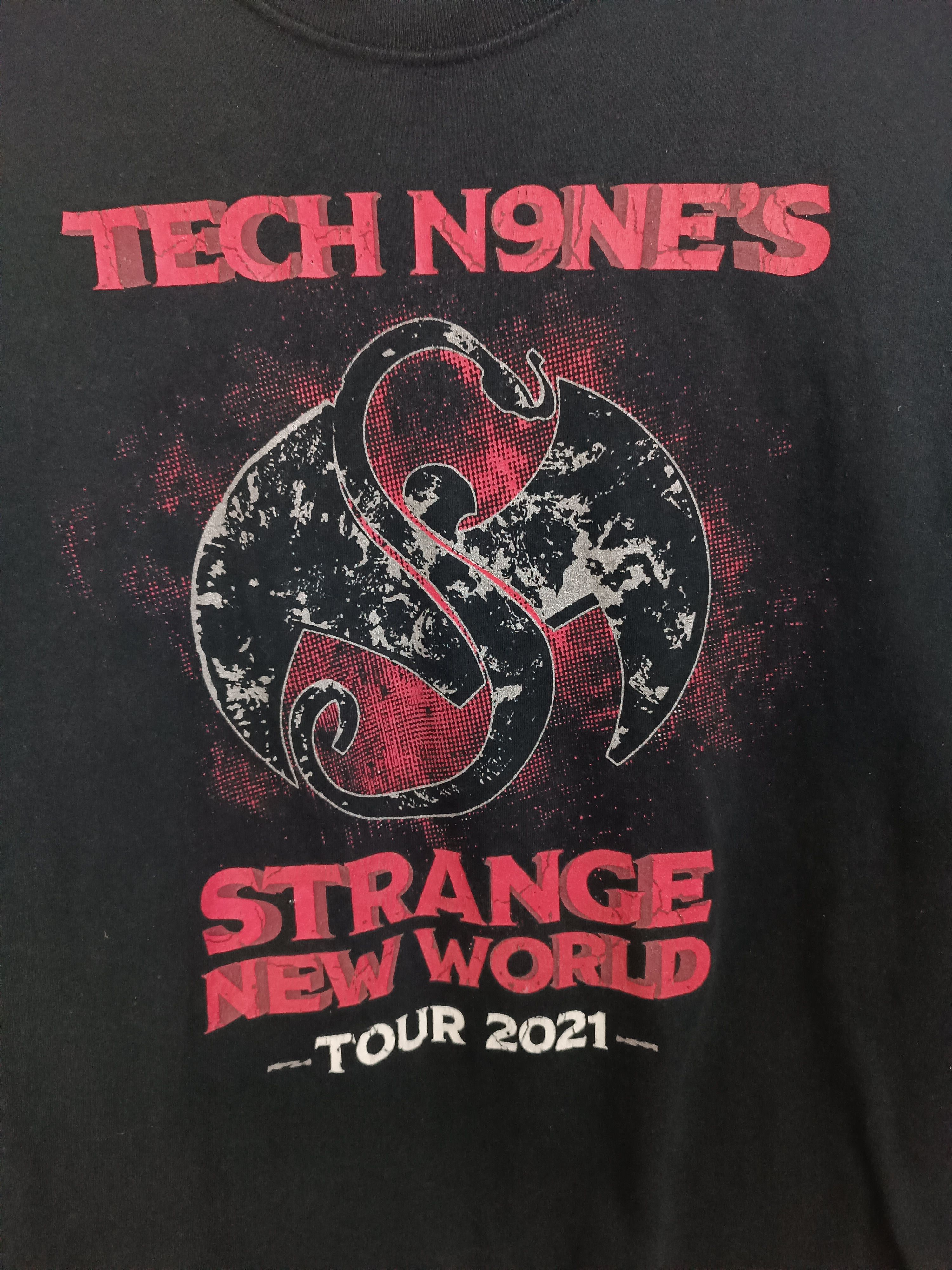 Rap Tees TECH N9NE'S STRANGE NEW WORLD TEE eminem tupac biggie Size US L / EU 52-54 / 3 - 10 Thumbnail