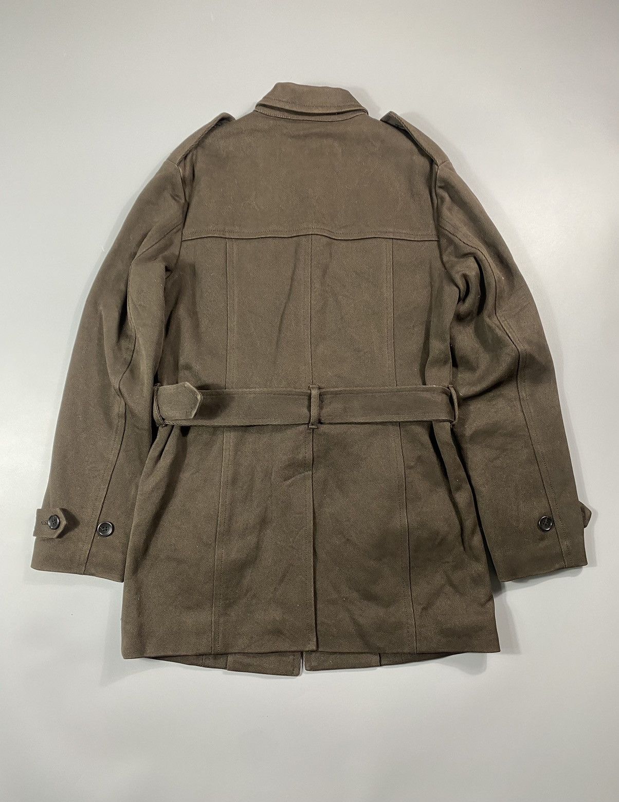 5351 POUR LES HOMMES Military Trench Coat Size US M / EU 48-50 / 2 - 2 Thumbnail