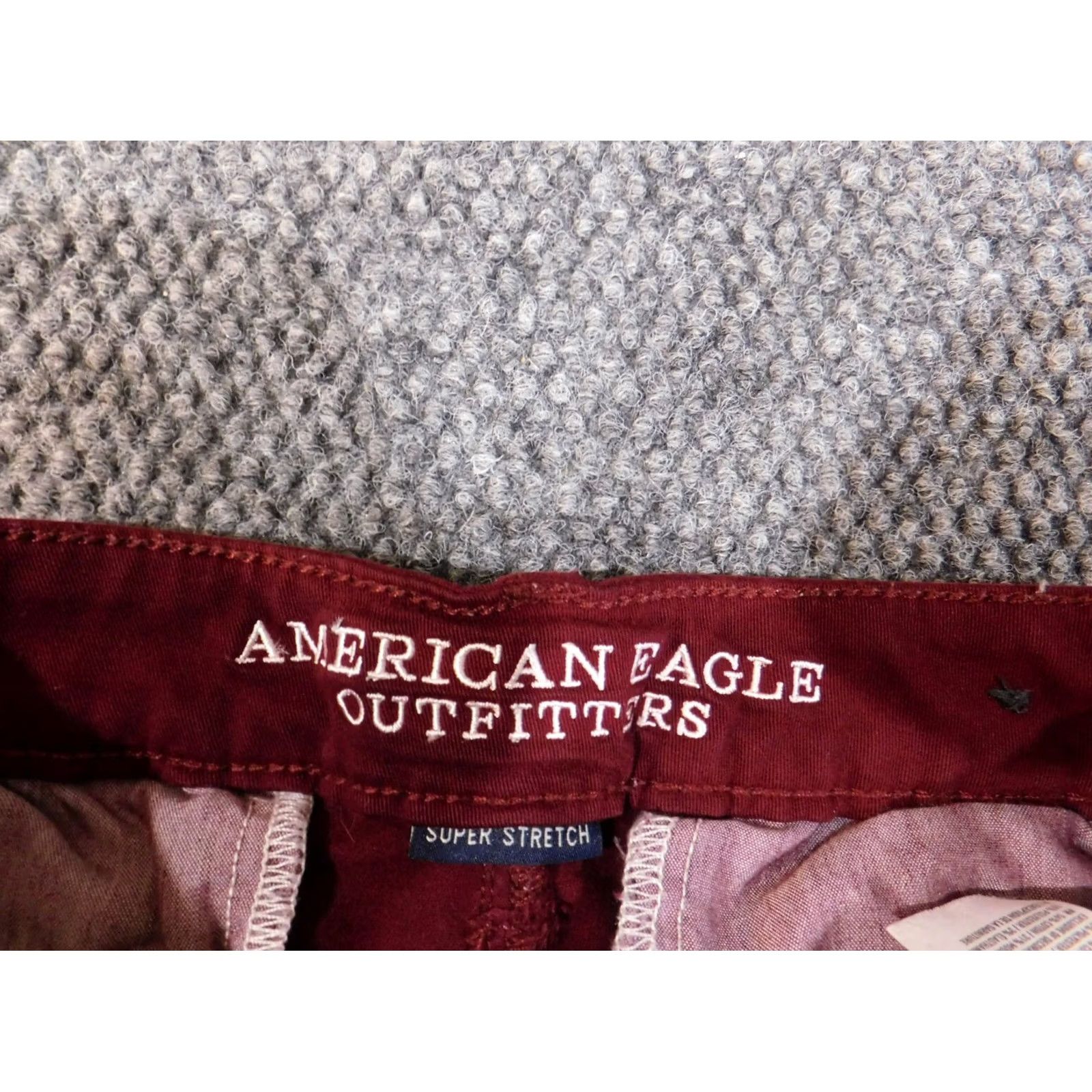American Eagle Outfitters American Eagle Outfitters Jeans Women Skinny 2 Red Denim Stretch Mid Rise 32in Inseam Retro Vintage: No Size 28" / US 6 / IT 42 - 4 Thumbnail