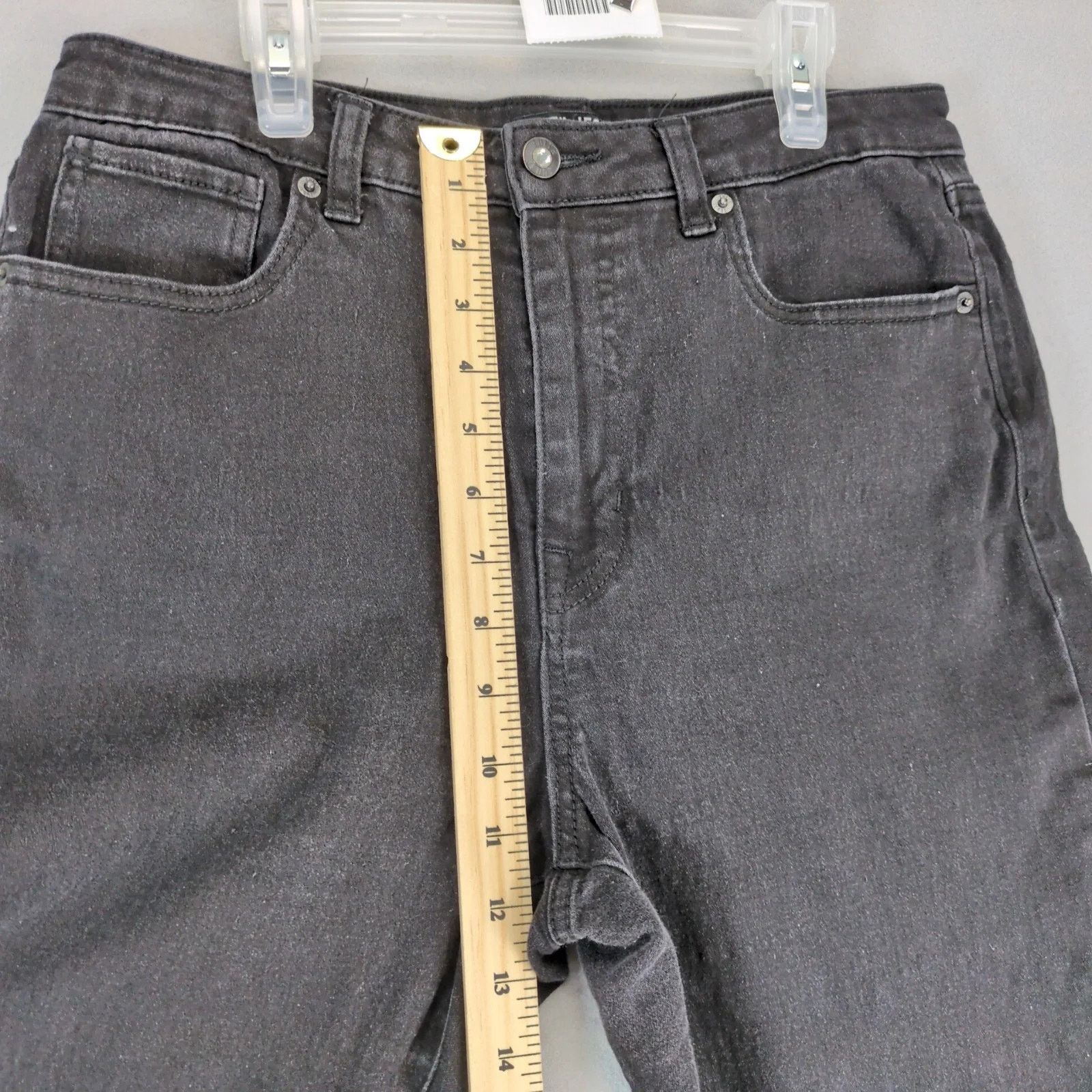 Other Faith Black Jeans Women's 12 "Have Faith" 30x28" High Rise Size 34" / US 12 / IT 48 - 7 Thumbnail