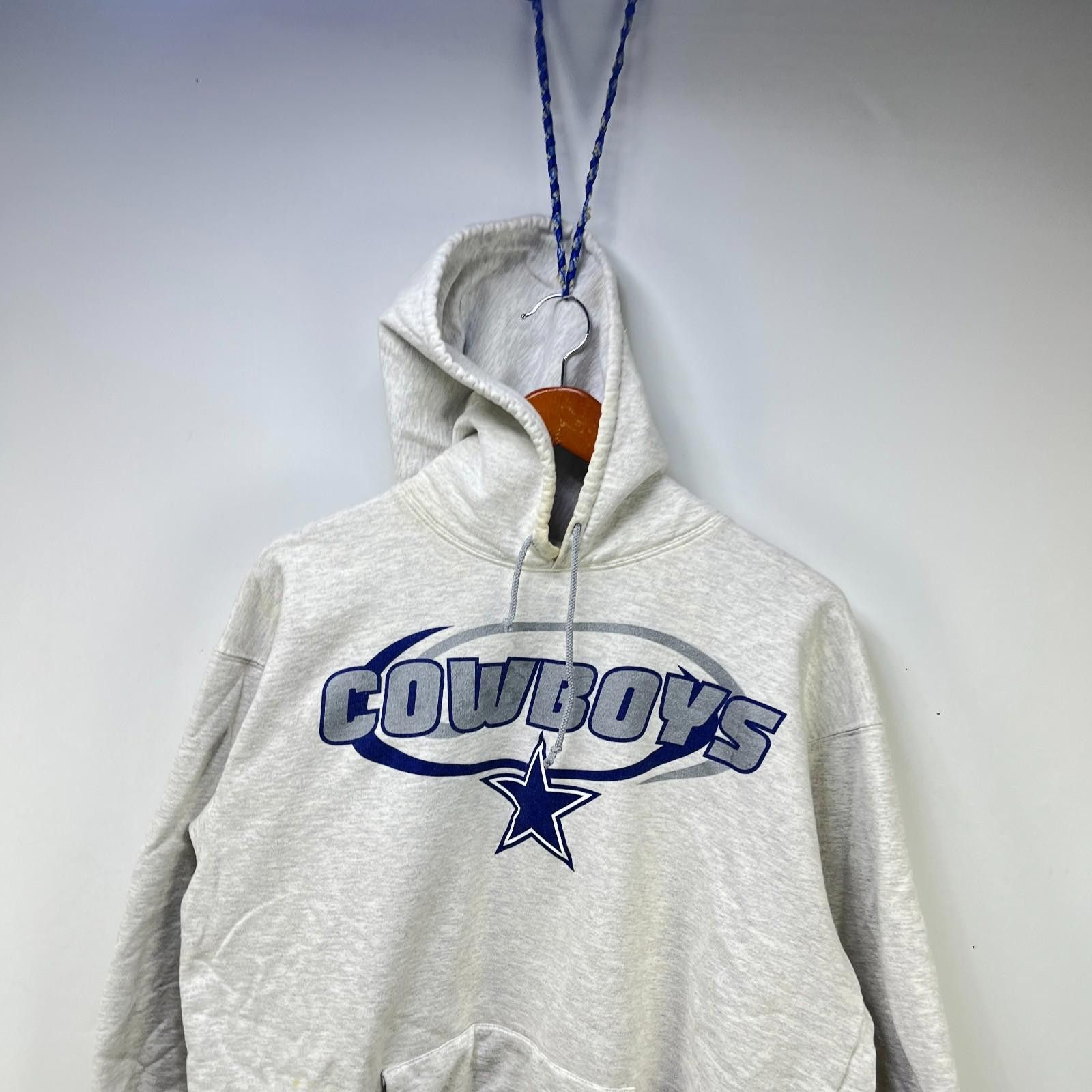 Other Vintage 90s Dallas Cowboys Hoodie Navy Blue NFL Size ONE SIZE - 2 Thumbnail