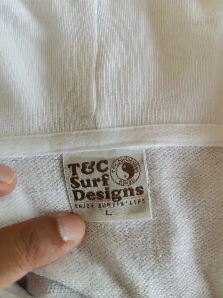 Japanese Brand T&C Surf Design Big Logo Hoodie Sweaters Size US L / EU 52-54 / 3 - 3 Thumbnail