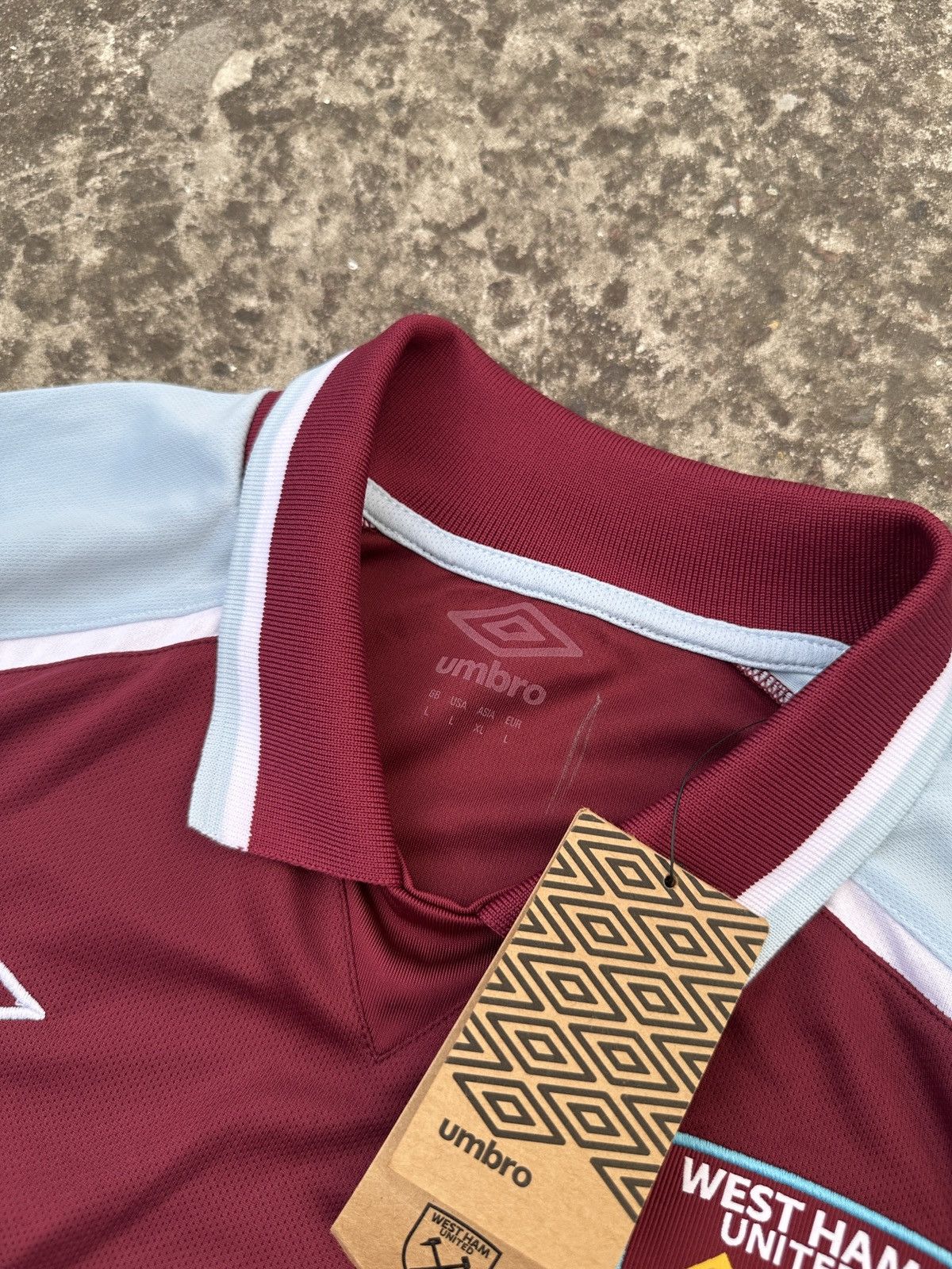 Umbro New Umbro West Ham United Soccer Jersey Streetwear Rare L Size US L / EU 52-54 / 3 - 3 Thumbnail