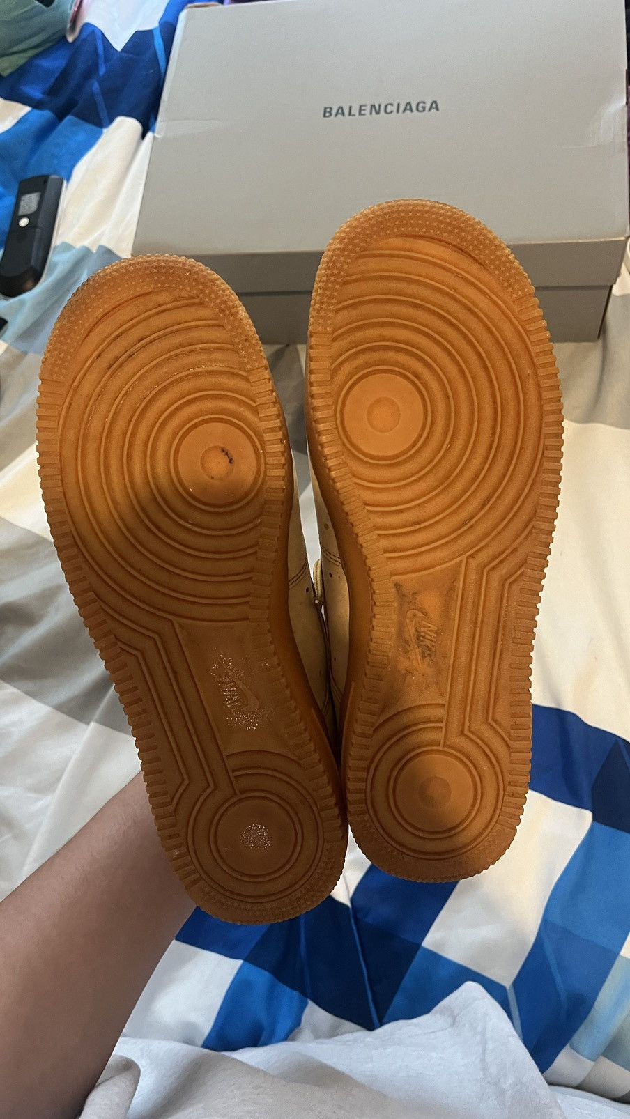 Nike Air Force "Flax" 2017 Size US 8 / EU 41 - 5 Thumbnail