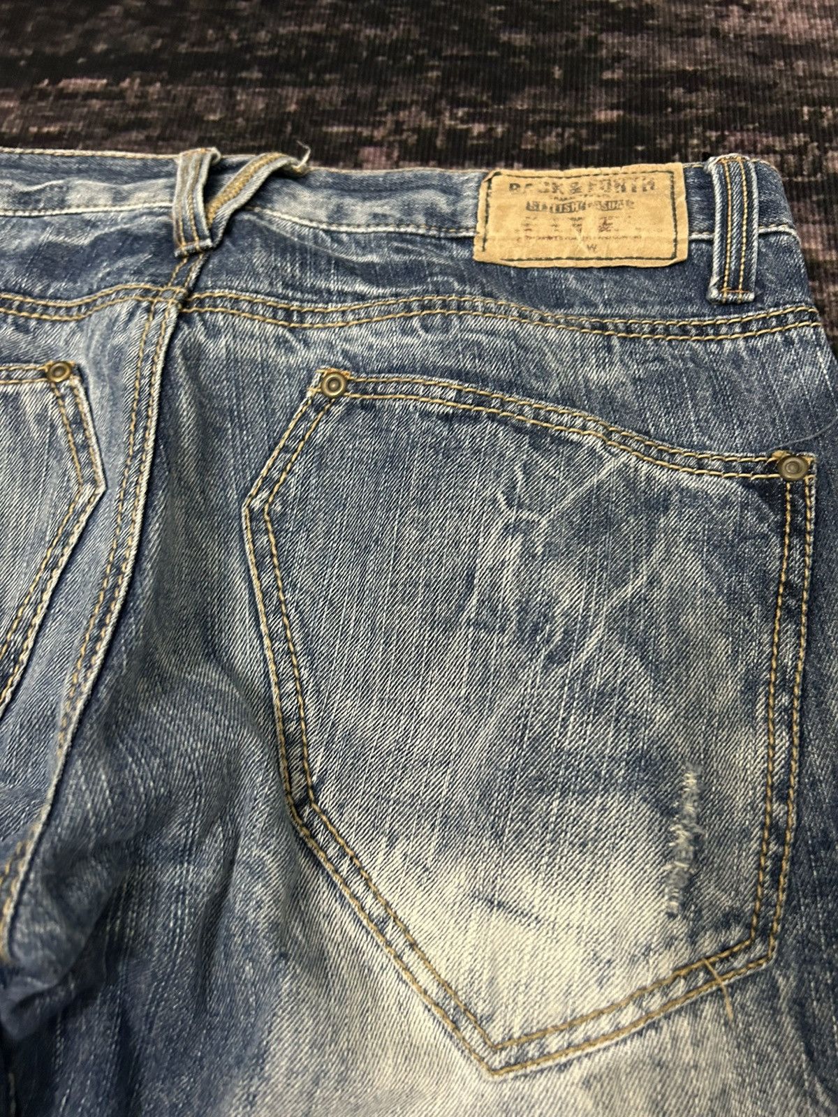 Japanese Brand Vintage Japanese Sorridere Mud Wash Claw Mark Jeans Size US 32 / EU 48 - 12 Thumbnail