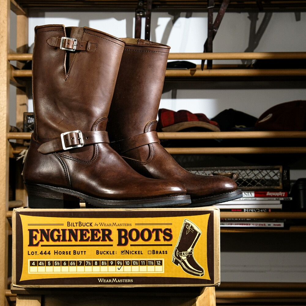 Other ATTRACTIONS 444 Shell Cordovan Engineer Boots Size US 9.5 / EU 42-43 - 1 Thumbnail