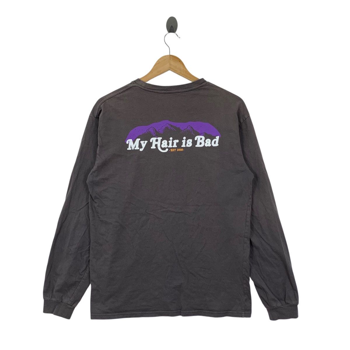 Japanese Brand MY HAIR Is BAD Japanese Rock Band Long Sleeve Shirt Size US L / EU 52-54 / 3 - 1 Thumbnail