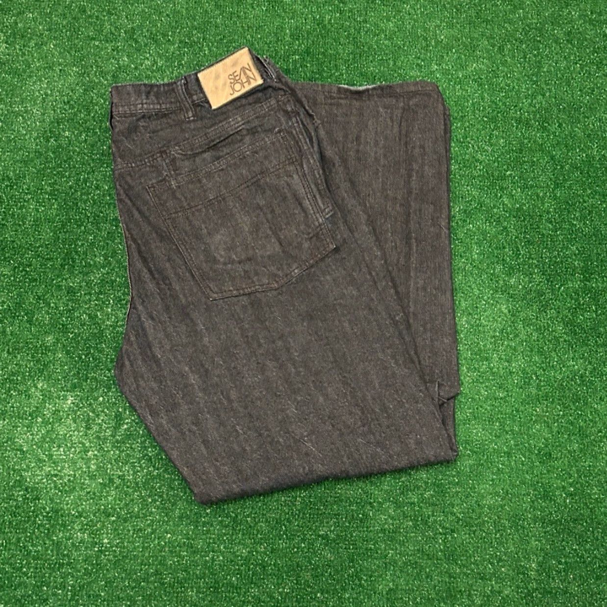 Sean John VINTAGE Sean John Baggy Jeans Mens 38 Denim Hip Hop Grunge Skater JNCO Southpole 90s 2000s Wide-Leg 32 Inseam Mens Size US 38 / EU 54 - 5 Thumbnail