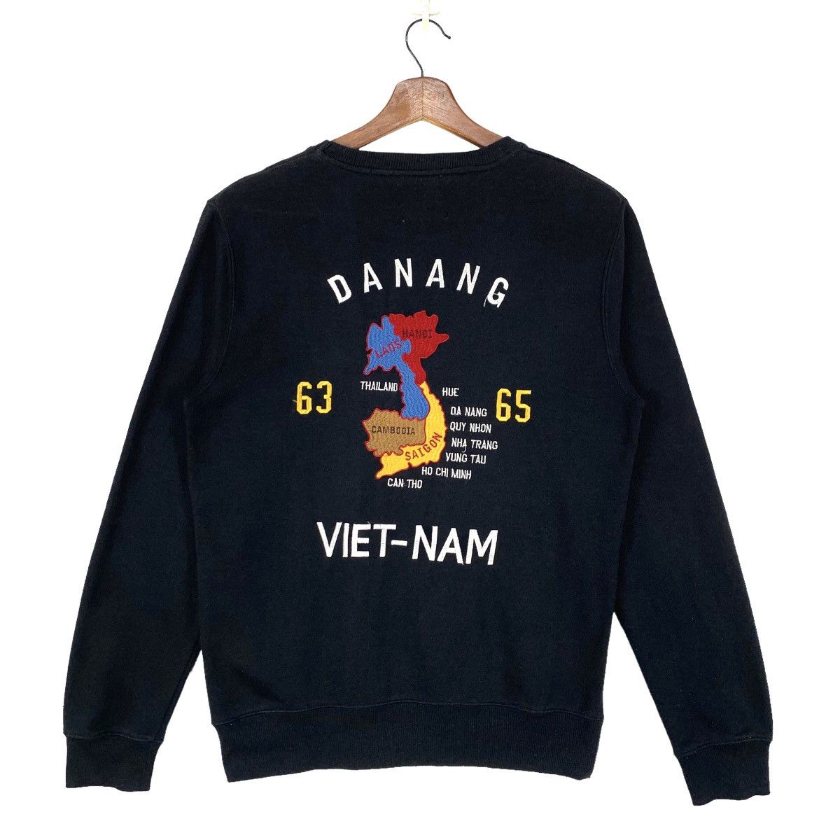Japanese Brand VTG Danang Vietnamese War History 63-65 Souvenir Sweatshirt Size US S / EU 44-46 / 1 - 1 Thumbnail