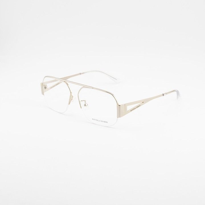 Bottega Veneta Bottega Veneta BV1067O 002 Eyeglasses Gold 56mm Aviator Fram Size ONE SIZE - 1 Thumbnail