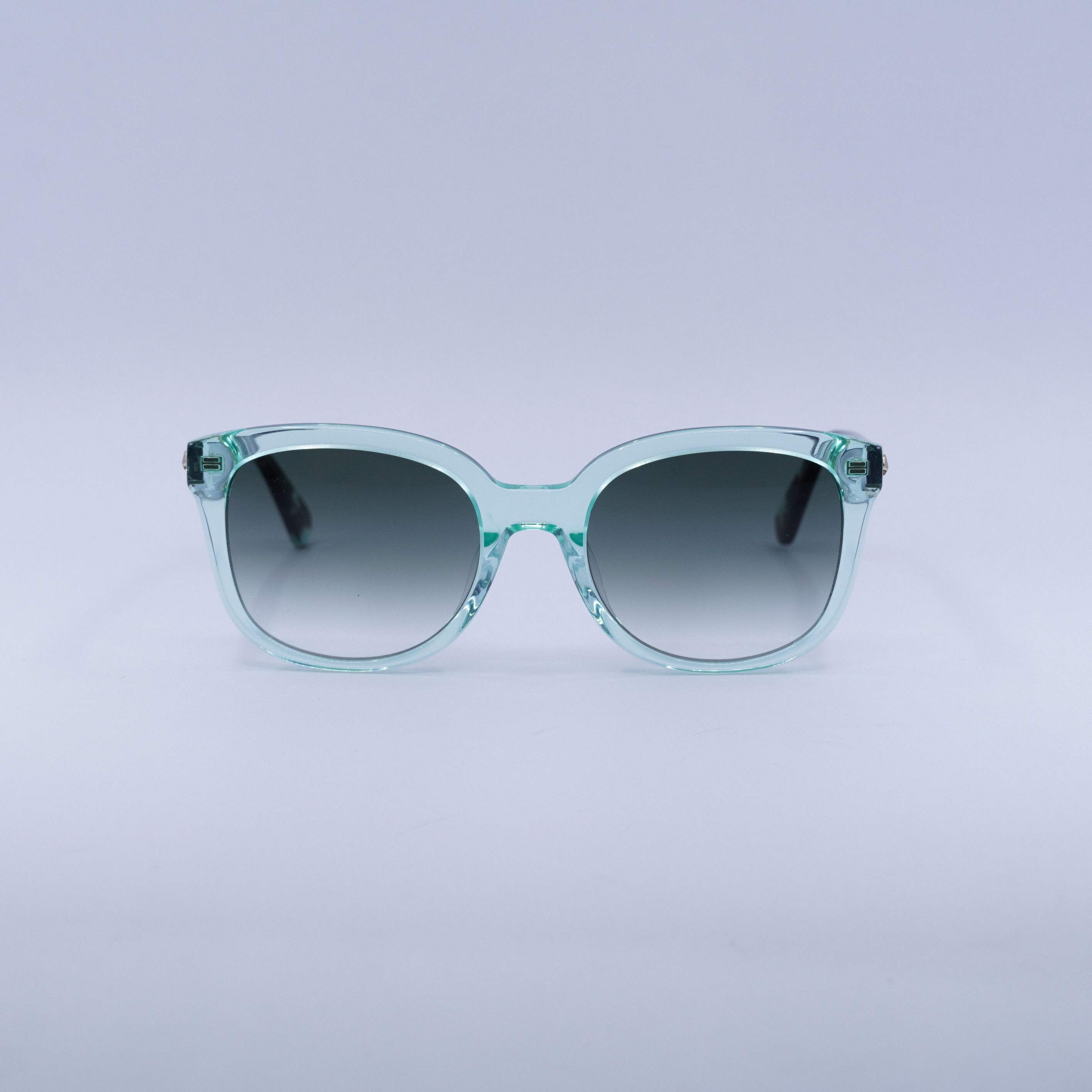 Kate Spade Kate Spade GWENITH/S 0ZI9 9K Sunglasses Teal Square Frame Size ONE SIZE - 3 Thumbnail