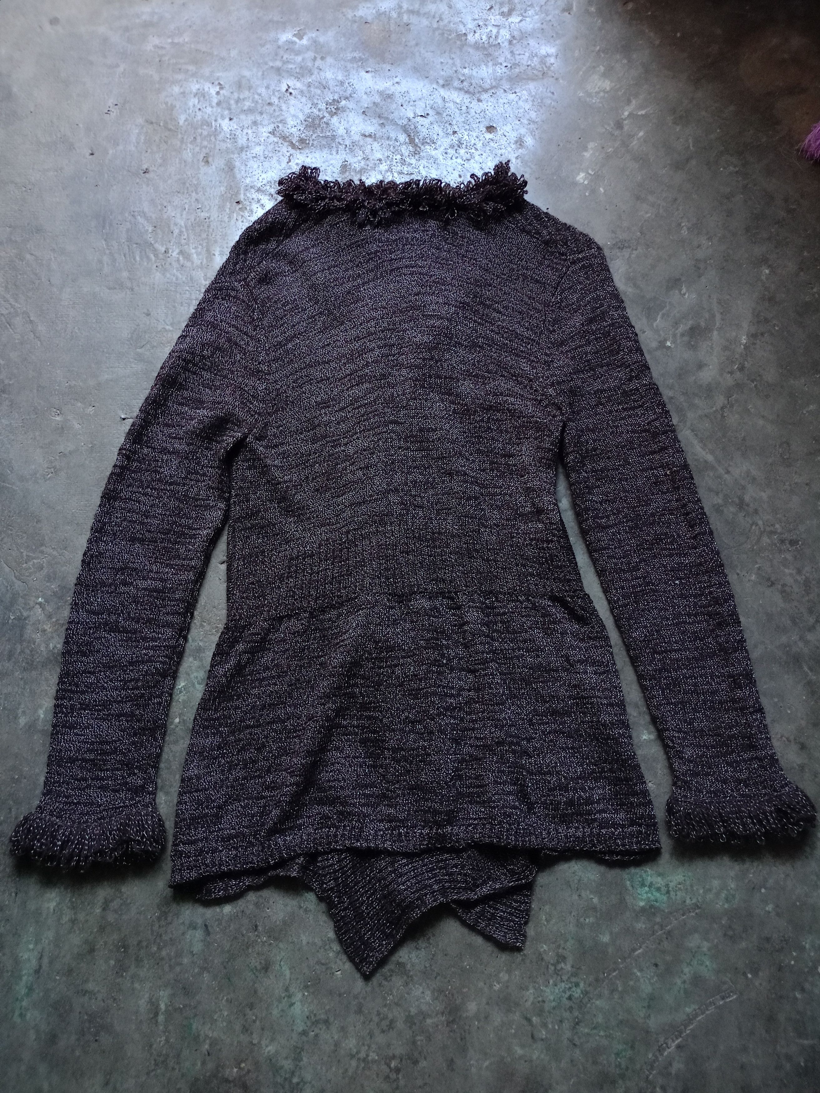 Japanese Brand Ville d azur knit Cardigan Size M / US 6-8 / IT 42-44 - 6 Thumbnail