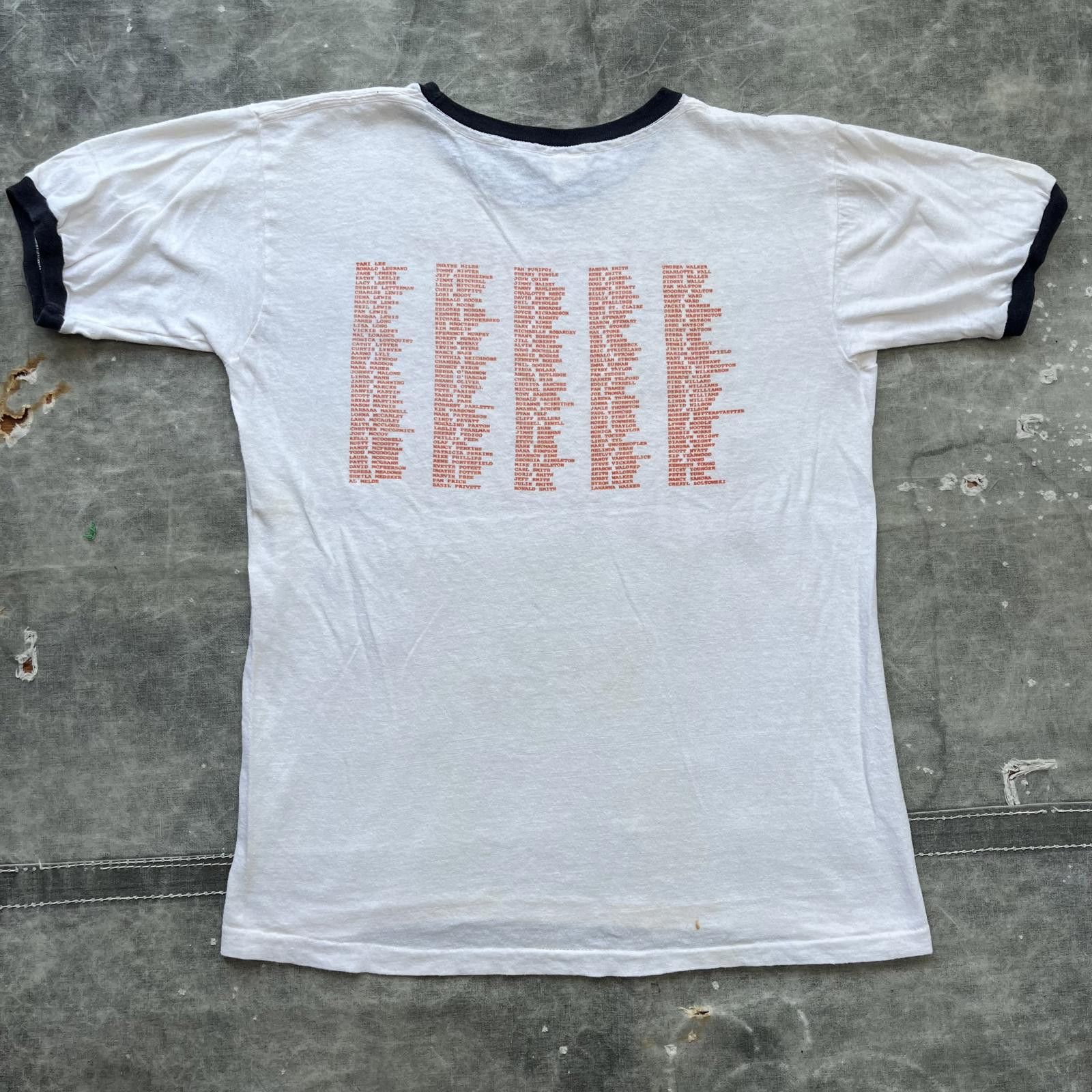 Vintage Vintage 70s Texas High School Class of 1979 Ringer Shirt Size US M / EU 48-50 / 2 - 2 Thumbnail