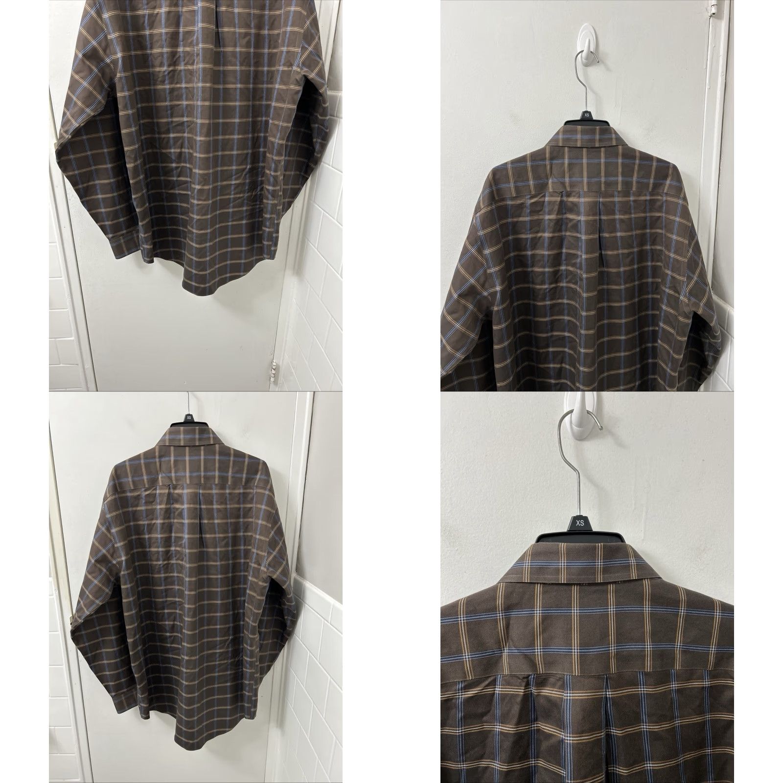 Brooks Brothers Brooks Brothers Original Polo Shirt Mens M Brown Plaid Button-Down 346 L/S Size US M / EU 48-50 / 2 - 8 Thumbnail
