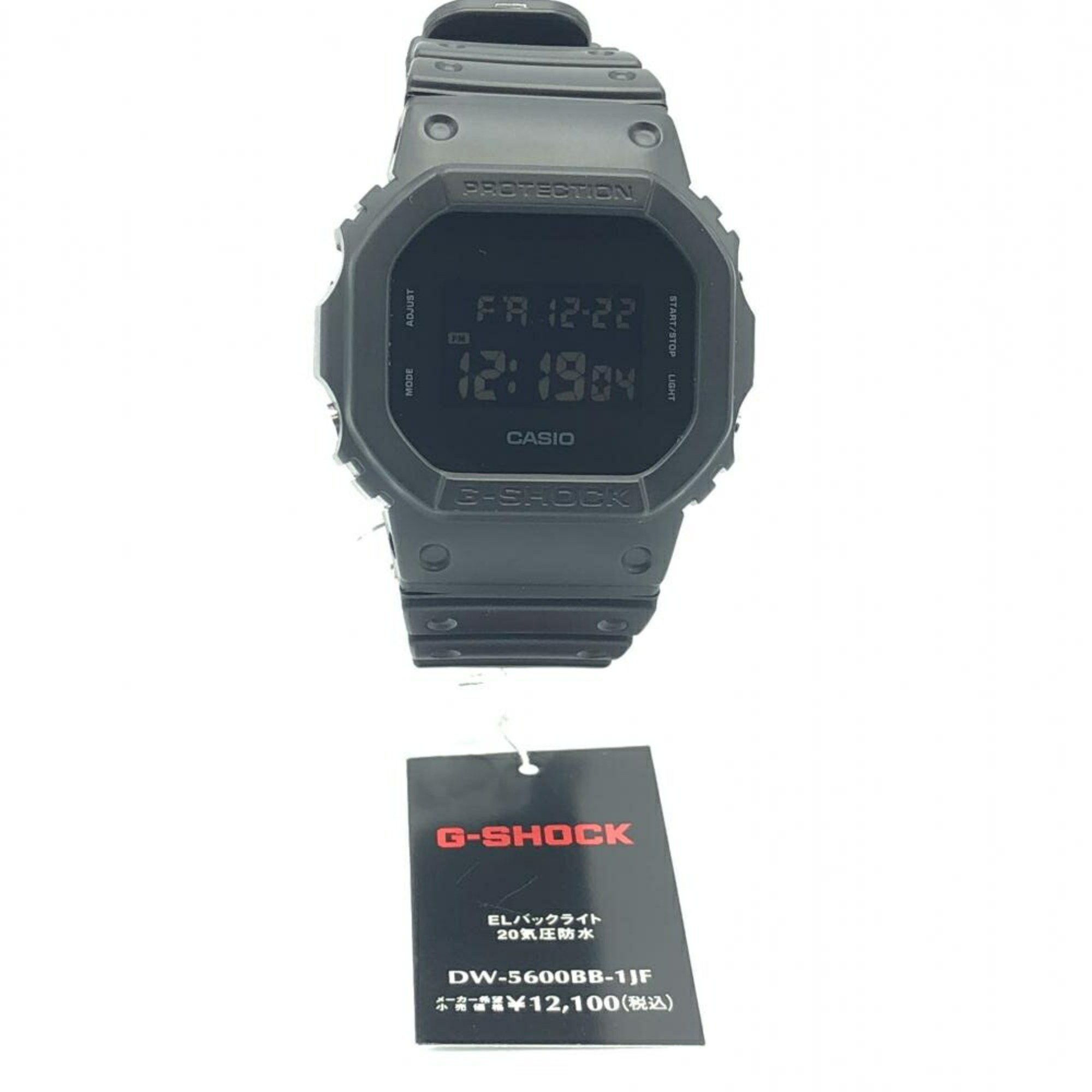 image of Casio G-Shock Watch Dw-5600Bb-1Jf G-Shock Black Casio, Women's