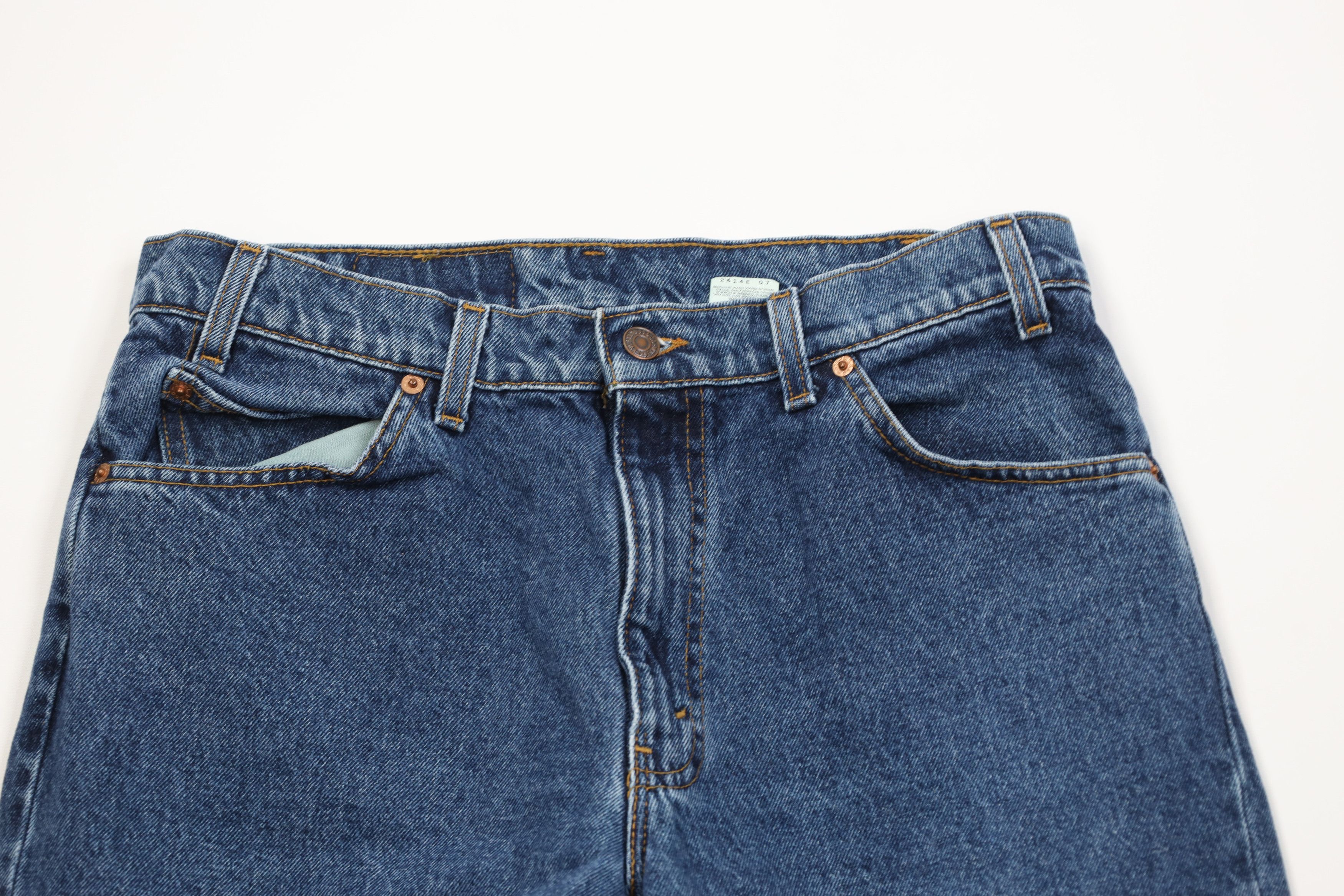 Levi's Vintage 90s Levis 550 Orange Tab Fit Tapered Leg Jeans USA Size US 34 / EU 50 - 2 Thumbnail