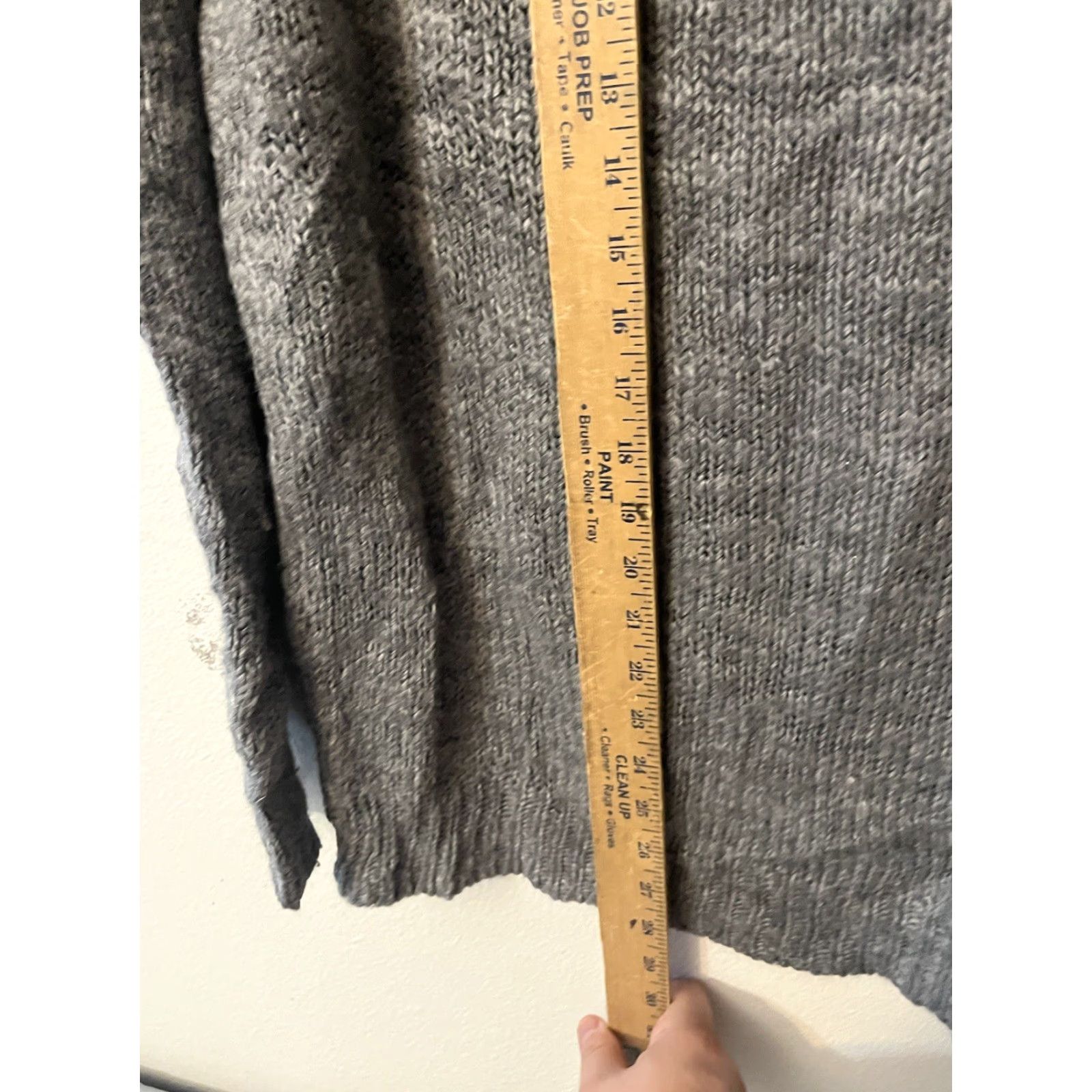 Aeropostale Aeropostale Sweater Womens Size M Pullover Gray White Star Knit Round Neck Long Sleeve Bohemian Hipster Retro Stars Size M / US 6-8 / IT 42-44 - 4 Thumbnail