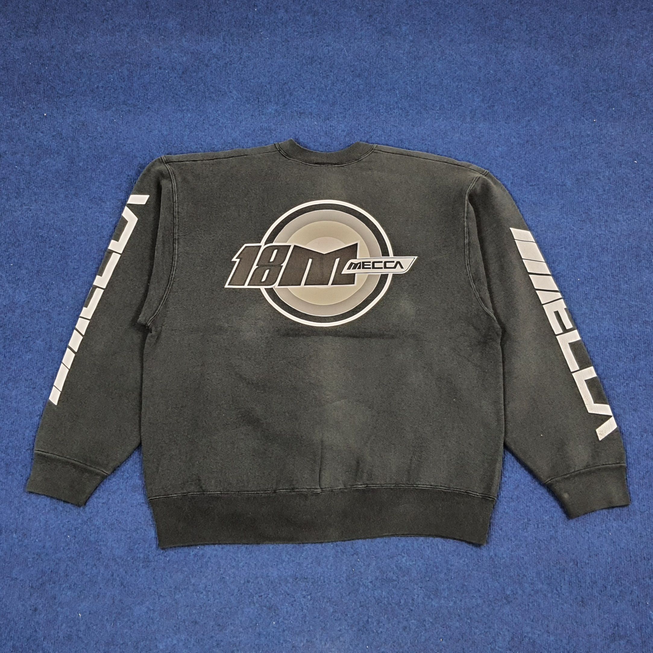Mecca × Vintage Vintage 18M Mecca Streetwear Sweatshirt Size US L / EU 52-54 / 3 - 3 Thumbnail