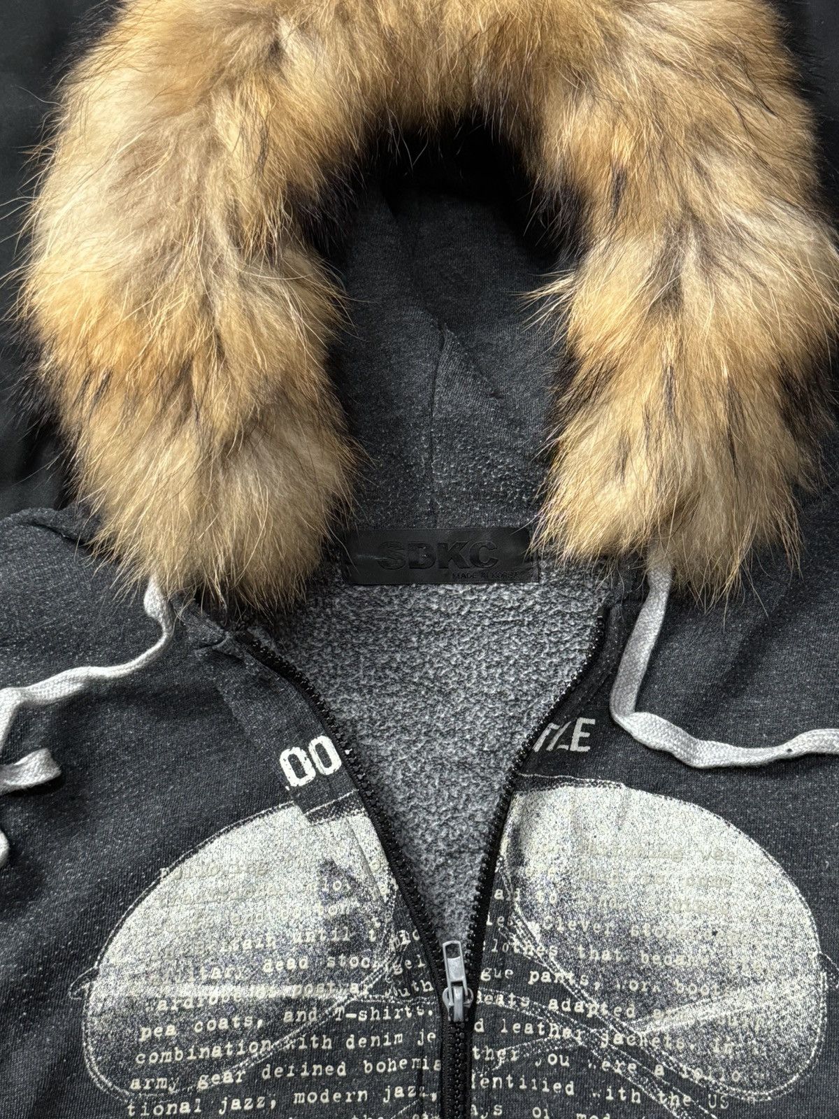 If Six Was Nine × Japanese Brand Fur hoodie poem japanese style Size US M / EU 48-50 / 2 - 5 Thumbnail