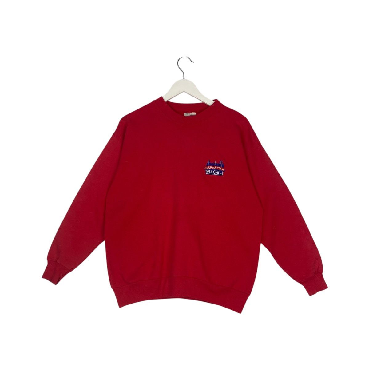 Designer × Vintage Vintage Hoodie/sweater MANHATTAN BAGEL - Size US S / EU 44-46 / 1 - 1 Thumbnail