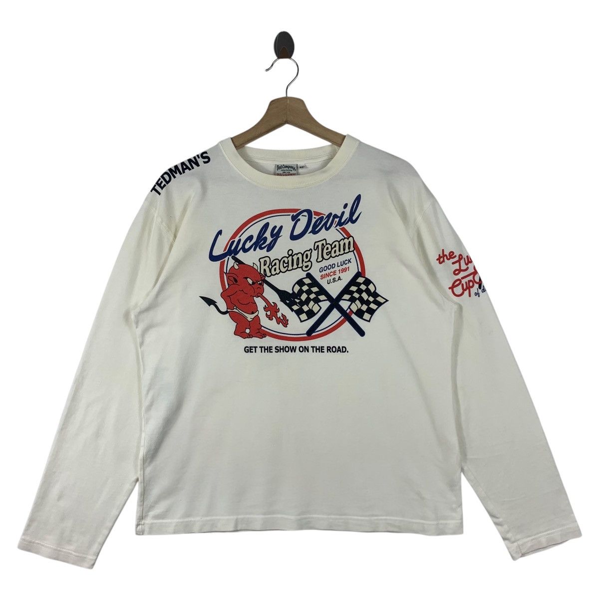 Japanese Brand × Tedman × Vintage Vintage TEDMAN United States Army back hit Long sleeve tee Size US M / EU 48-50 / 2 - 1 Thumbnail