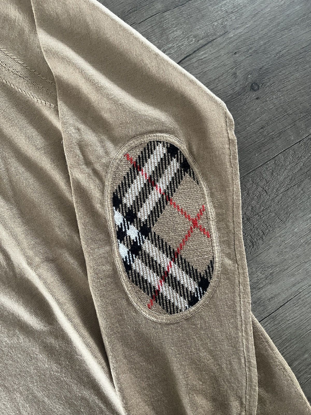Burberry Burberry bempton elbow check sweatshirt Size L / US 10 / IT 46 - 5 Thumbnail