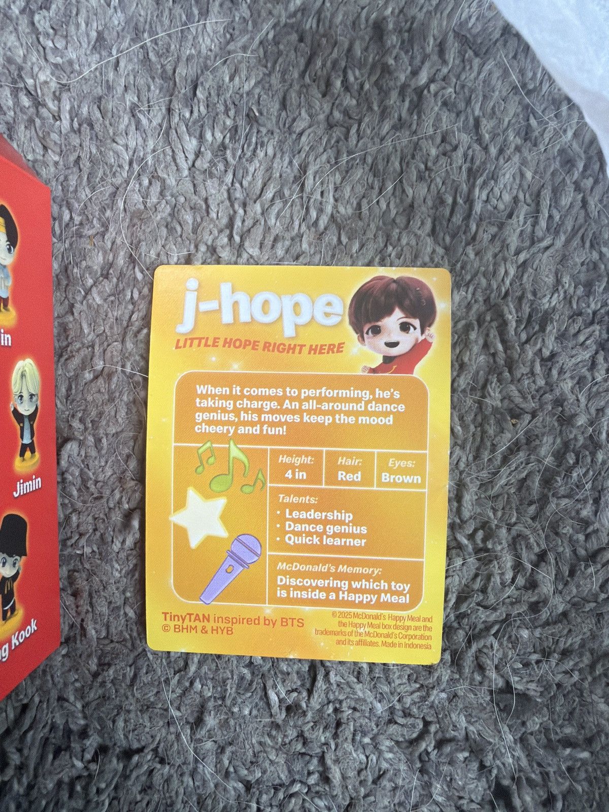 Hypebeast 2025 McDonald’s TinyTAN J-Hope Figure Size ONE SIZE - 6 Thumbnail
