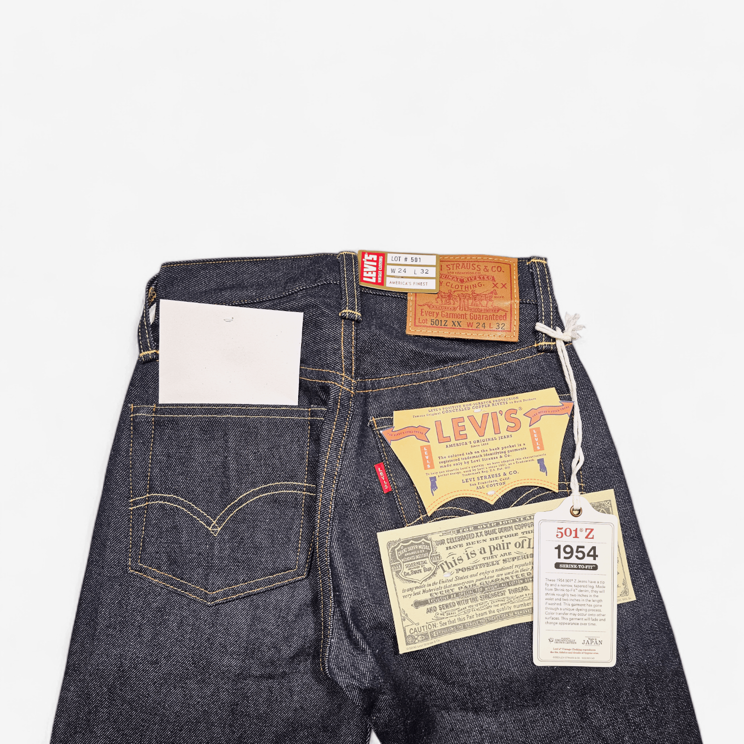 Levi's Vintage Clothing NWT LVC Levi's Vintage Clothing 1954 501 Big E Made in Japan Size US 26 / EU 42 - 6 Thumbnail